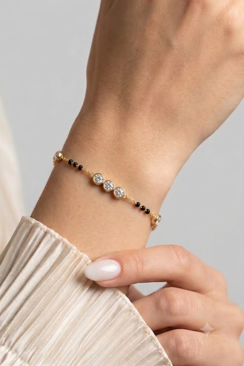 Radiant Row Mangalsutra Bracelet