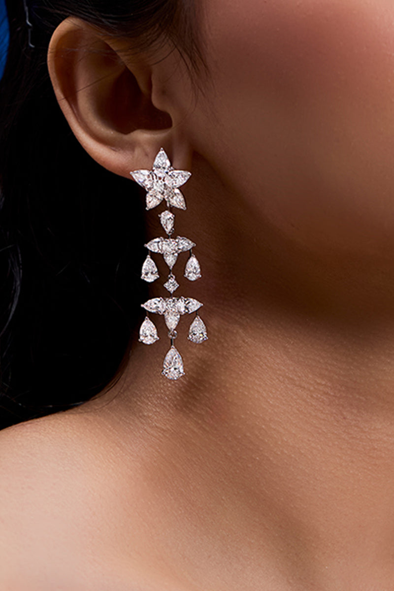 Floral Drop Earrings