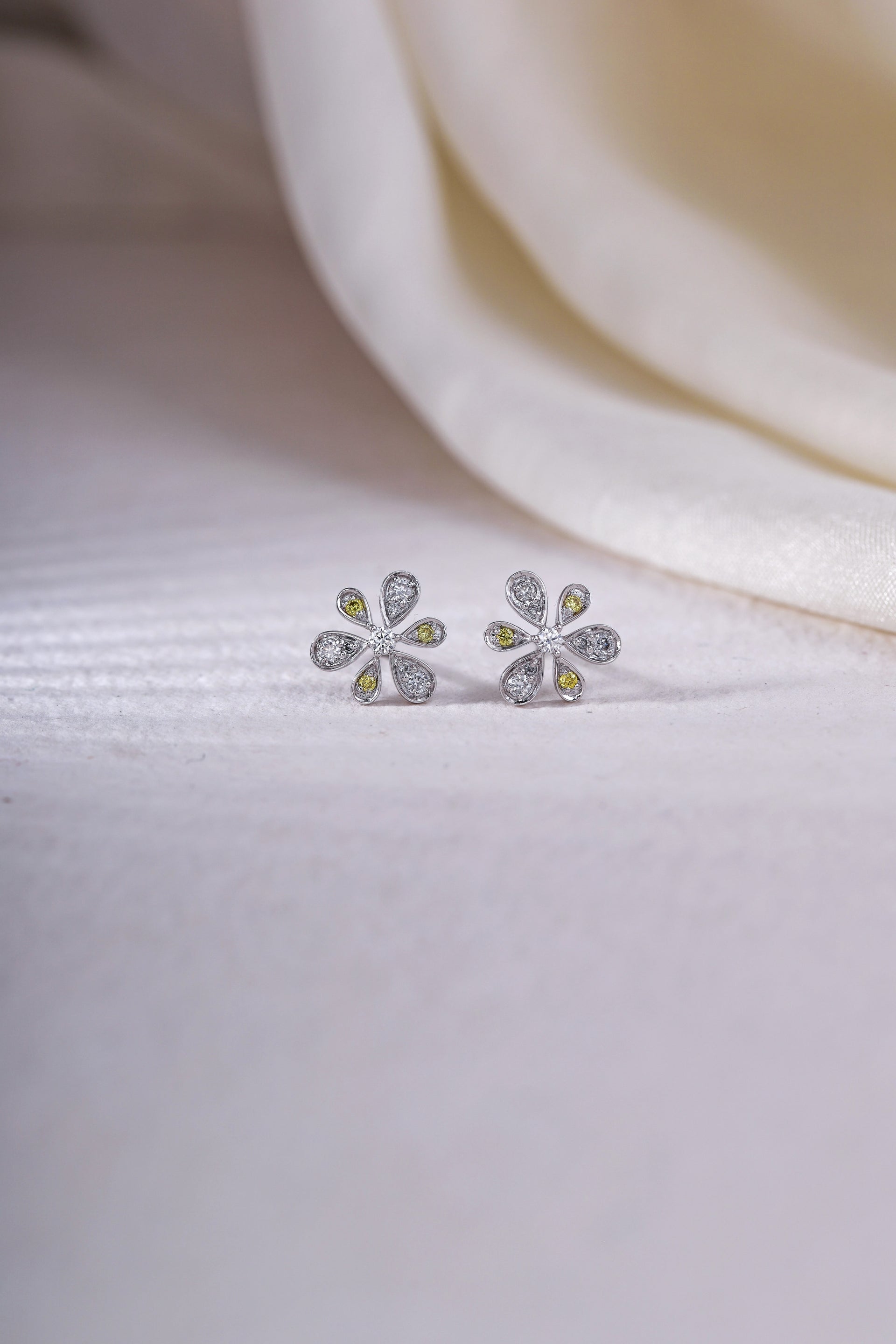 Petal Cluster Stud Earrings