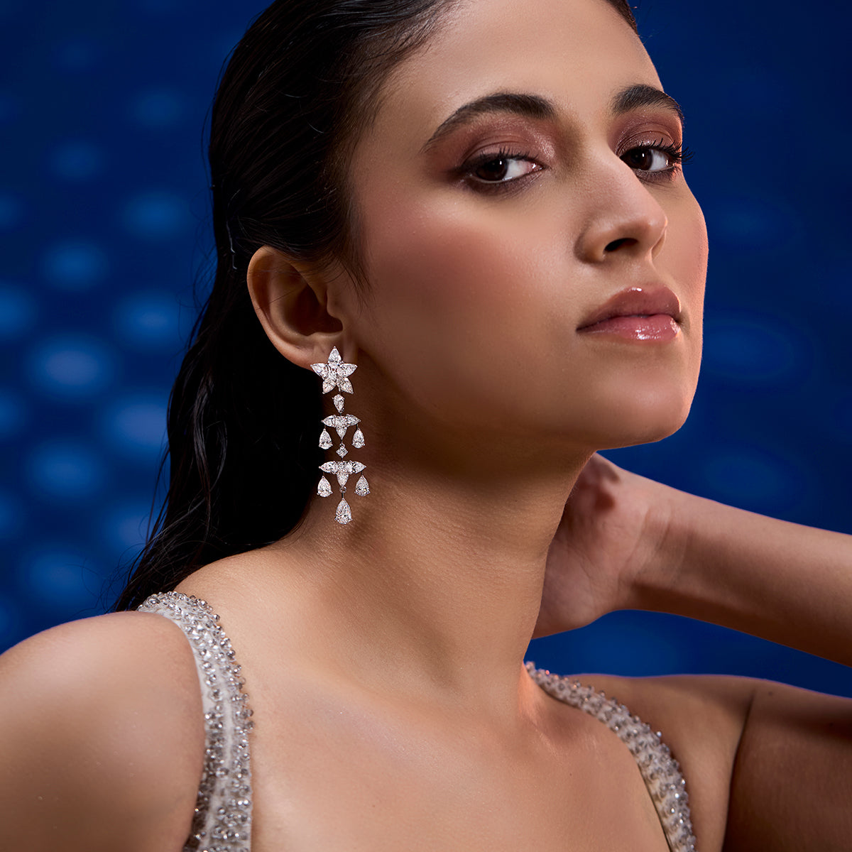 Floral Drop Earrings