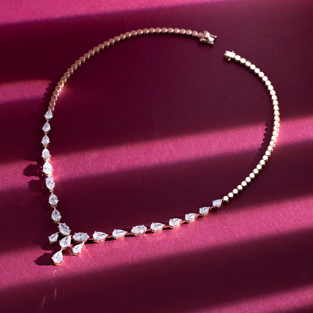 Subtle Radiance Pear Necklace