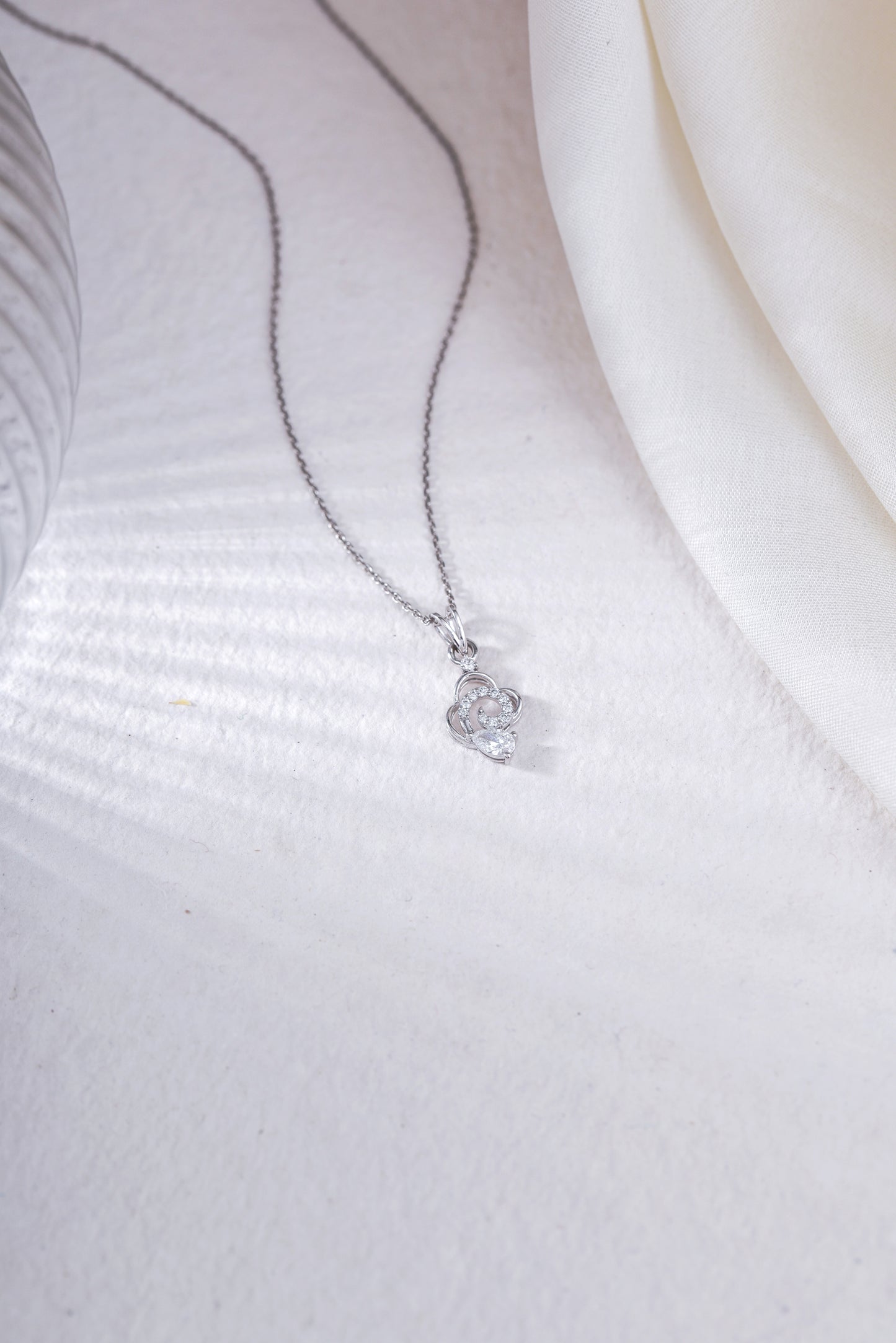 Enchanted Floral Diamond Pendant