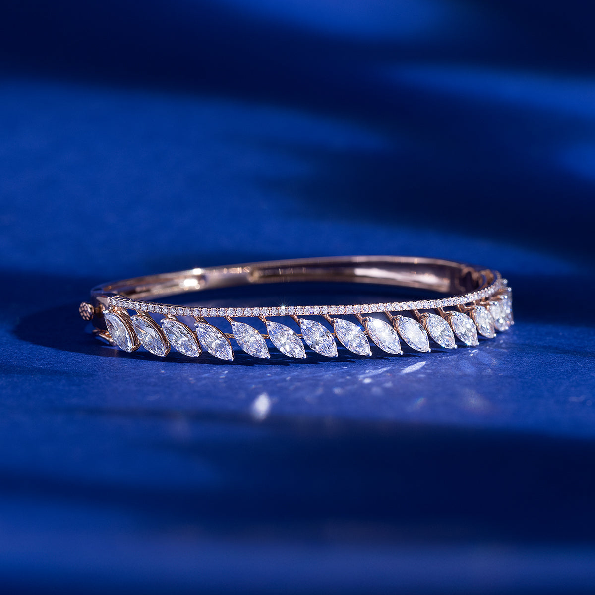 Marquise Leaf Diamond Bracelet