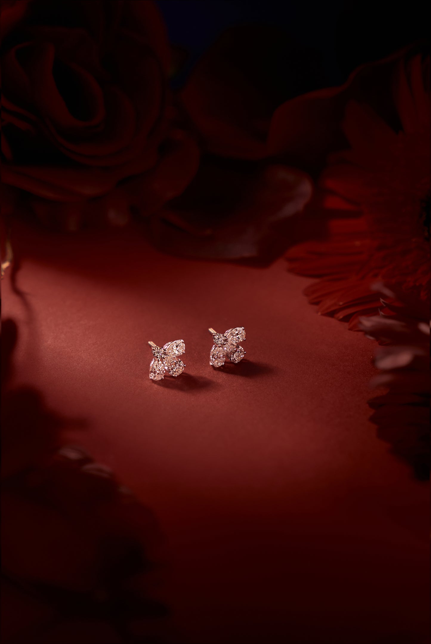 Trillium Diamond Studs