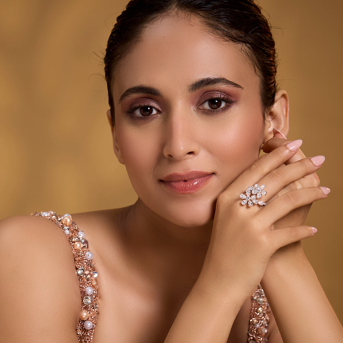 Floral Fantasy Diamond Ring