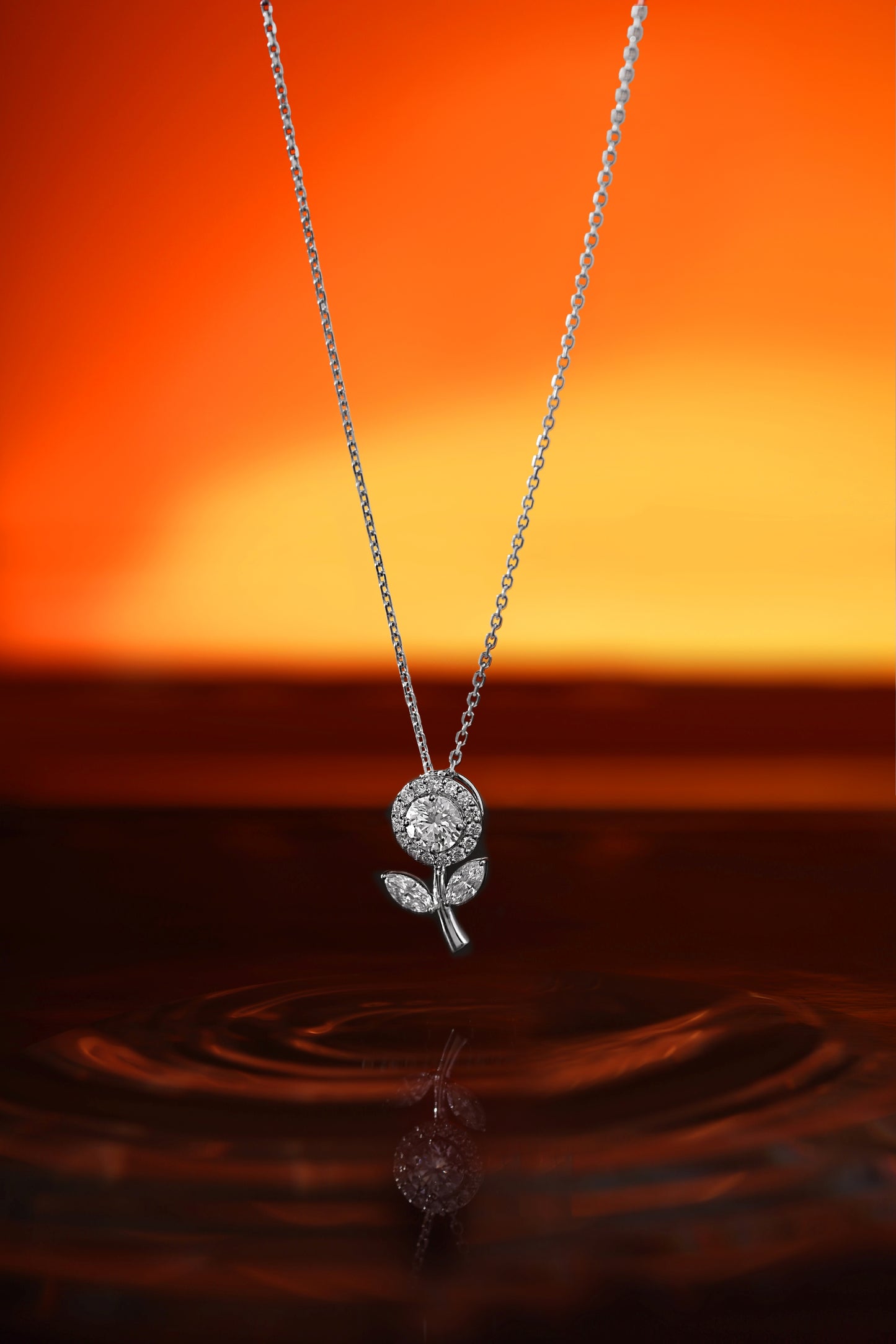 Blooming Brilliance Diamond Pendant