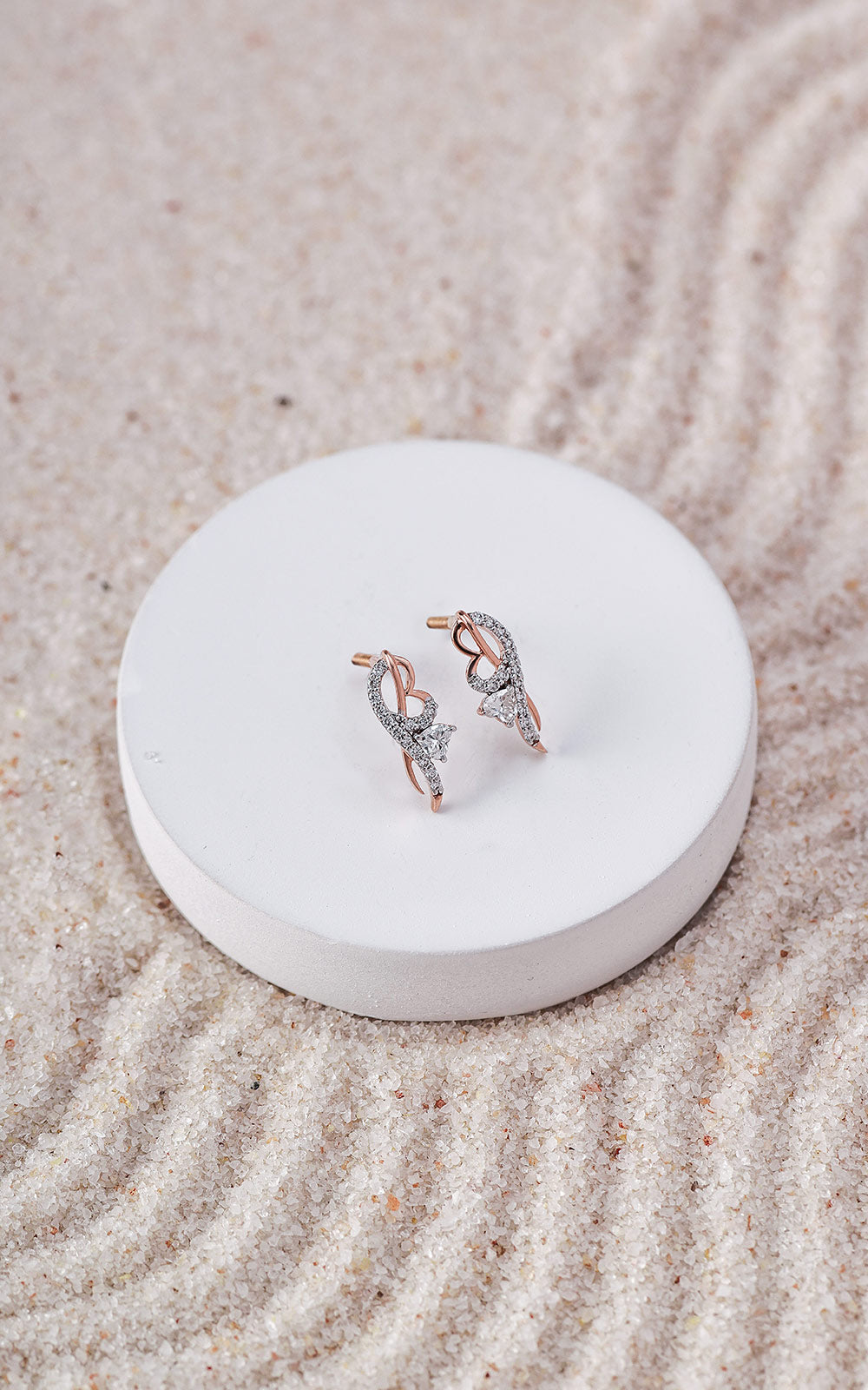 Twisted Vine Diamond Earrings