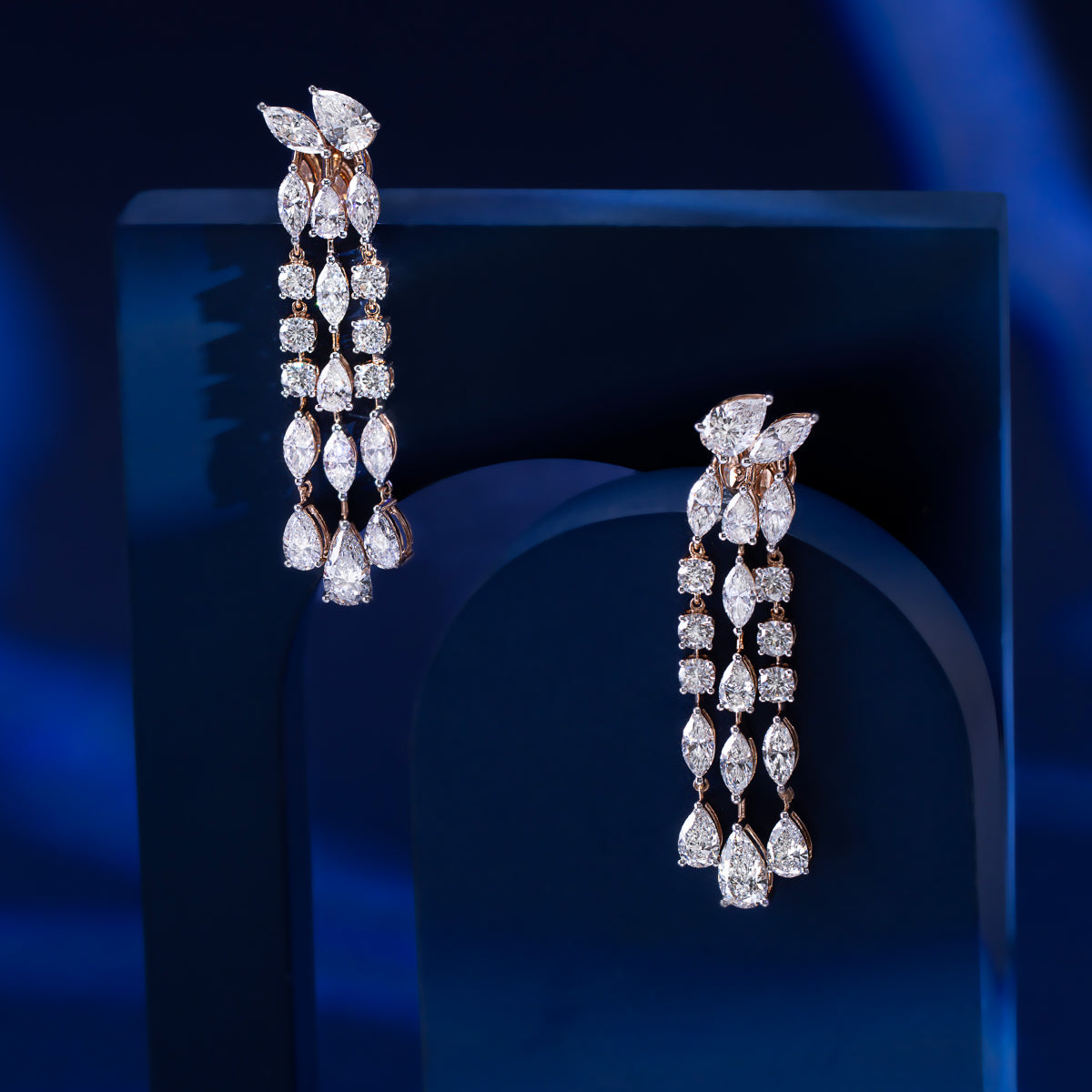 Diamond Cascade Evening Drops