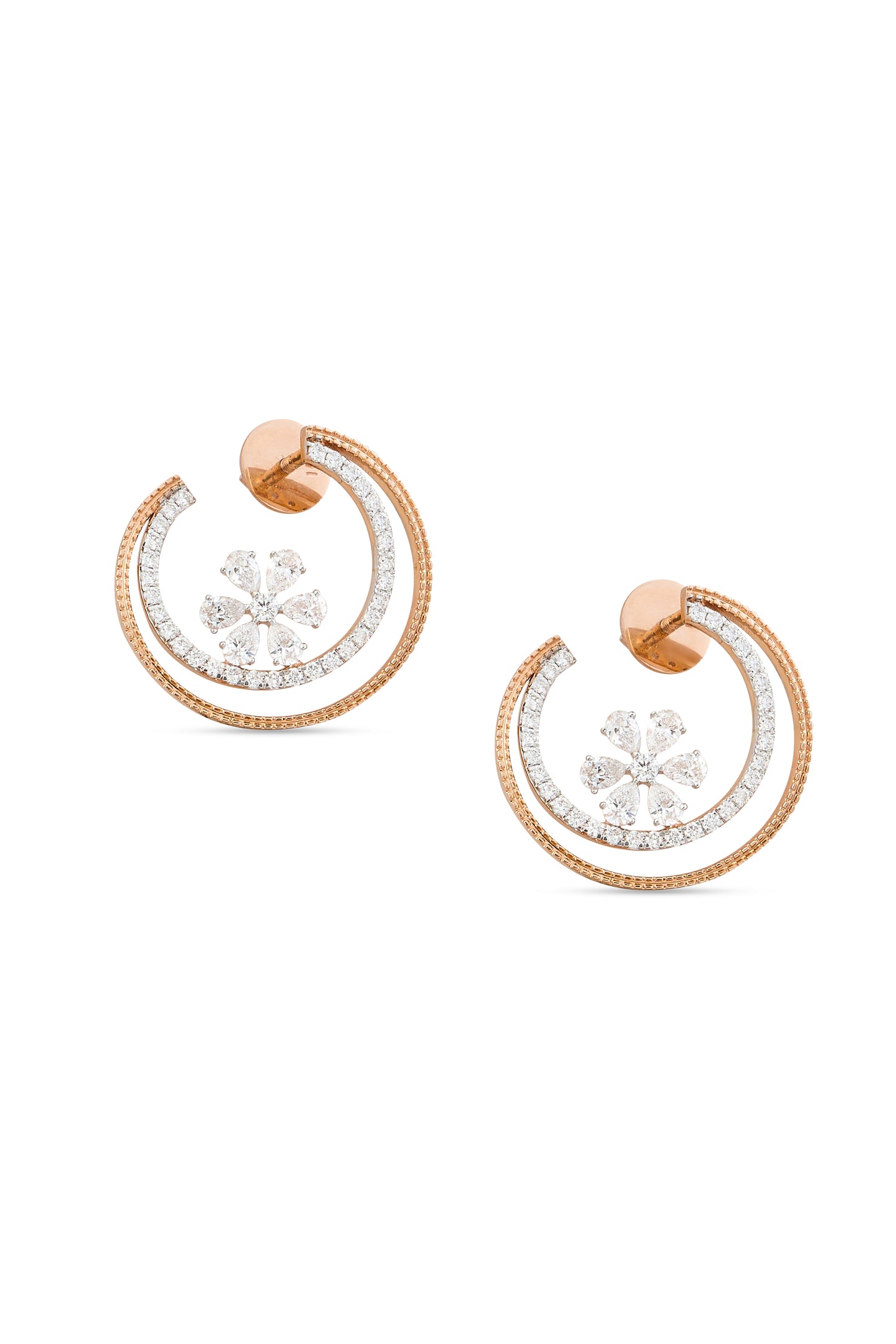 Blooming Halo Hoop Earrings