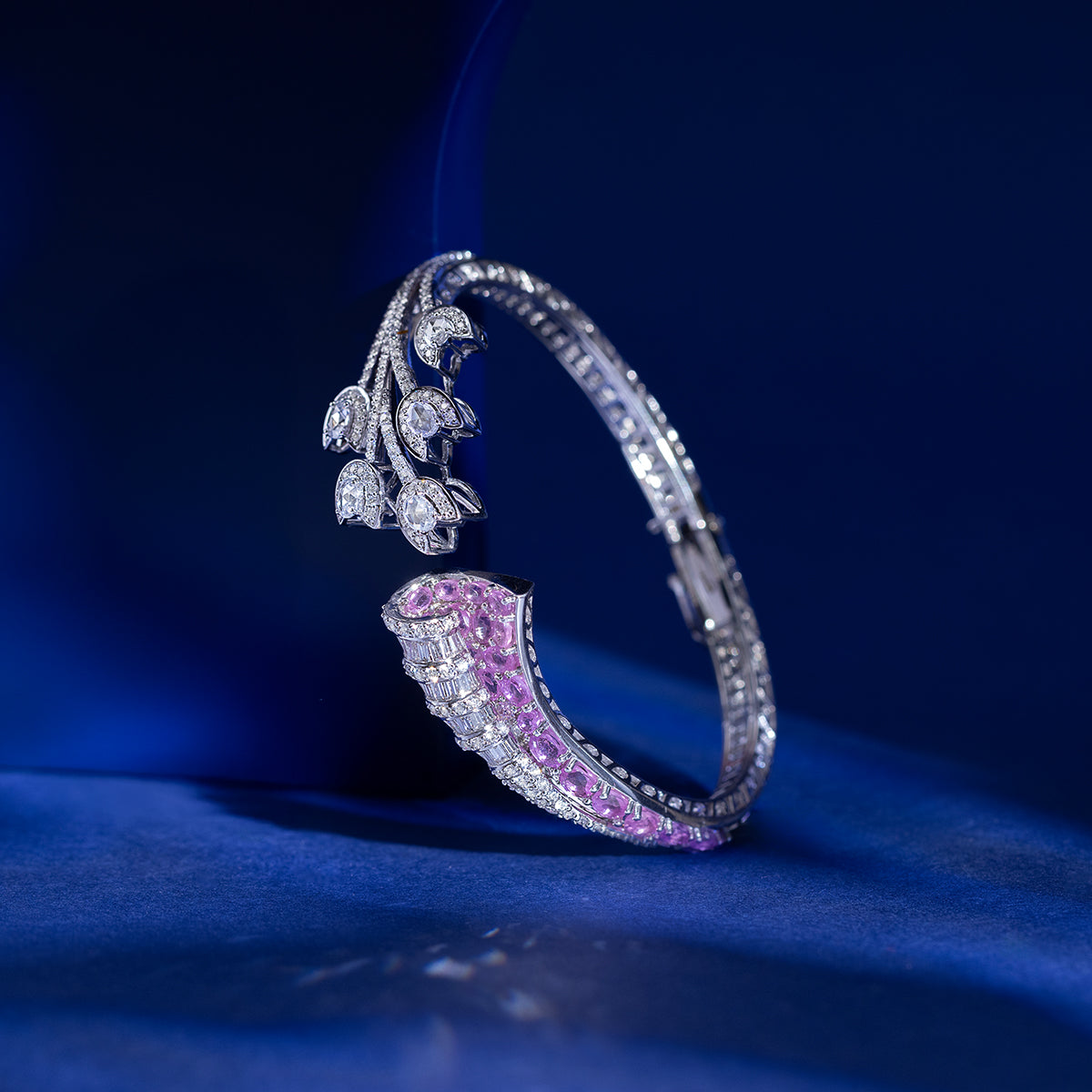 Sculpted Vine Diamond Bracelet