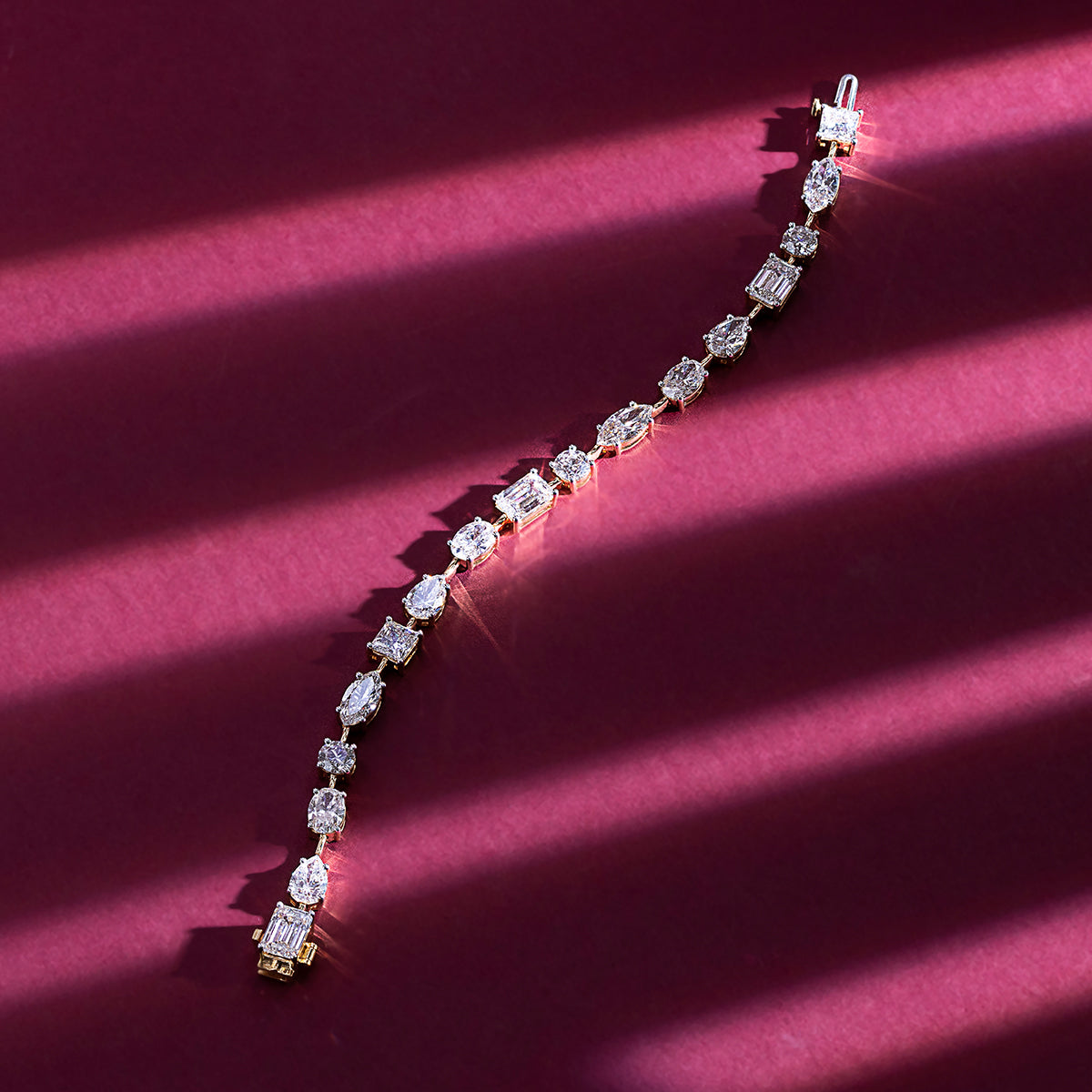 Luxe Mixed Cut Bracelet