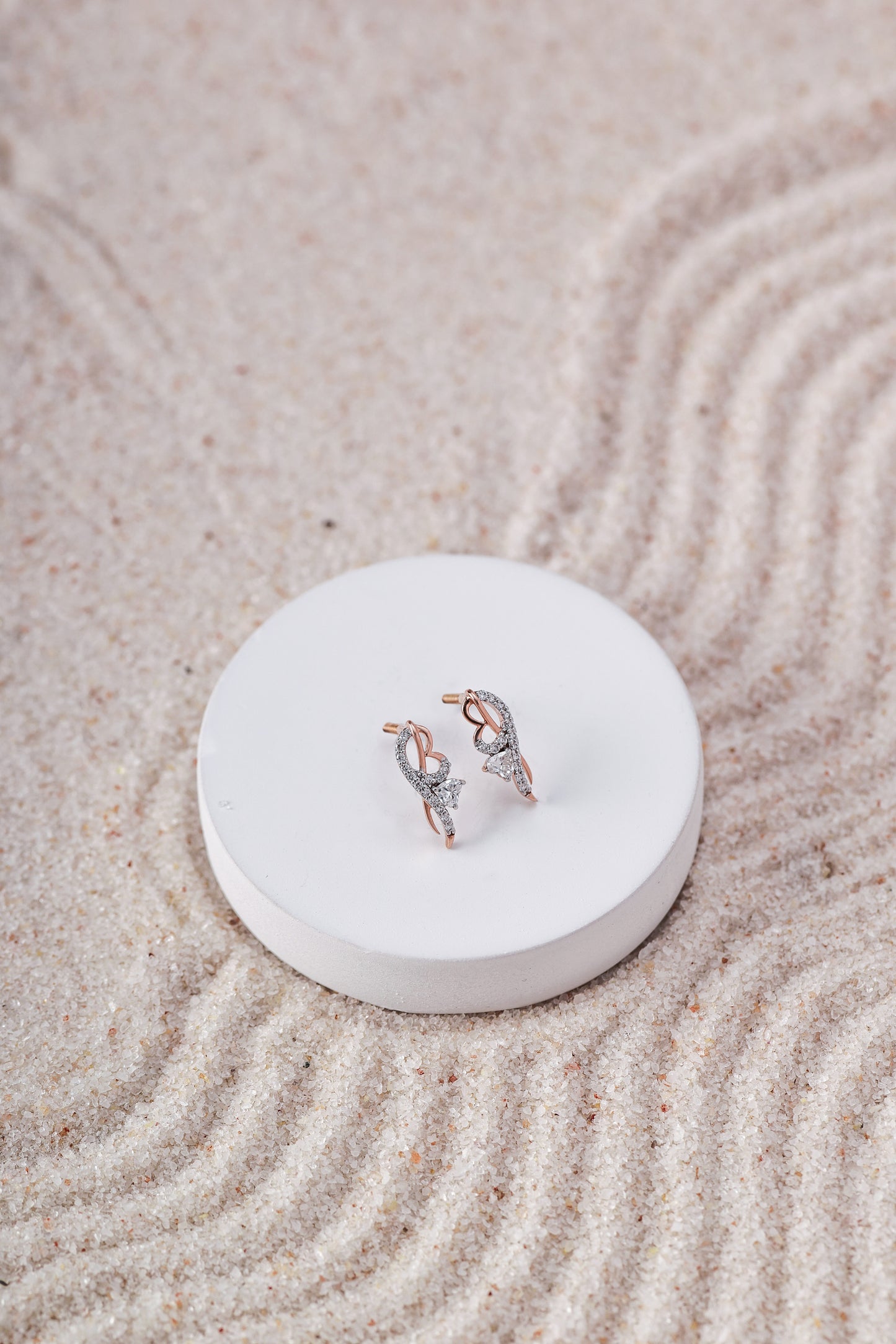 Twisted Vine Diamond Earrings