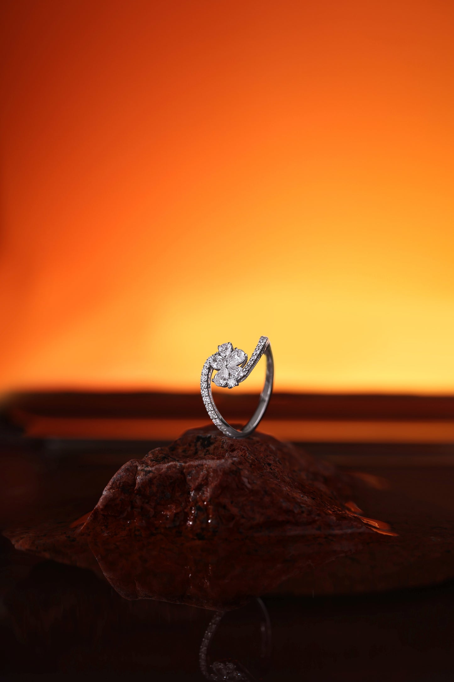 Radiant Floral Muse Ring