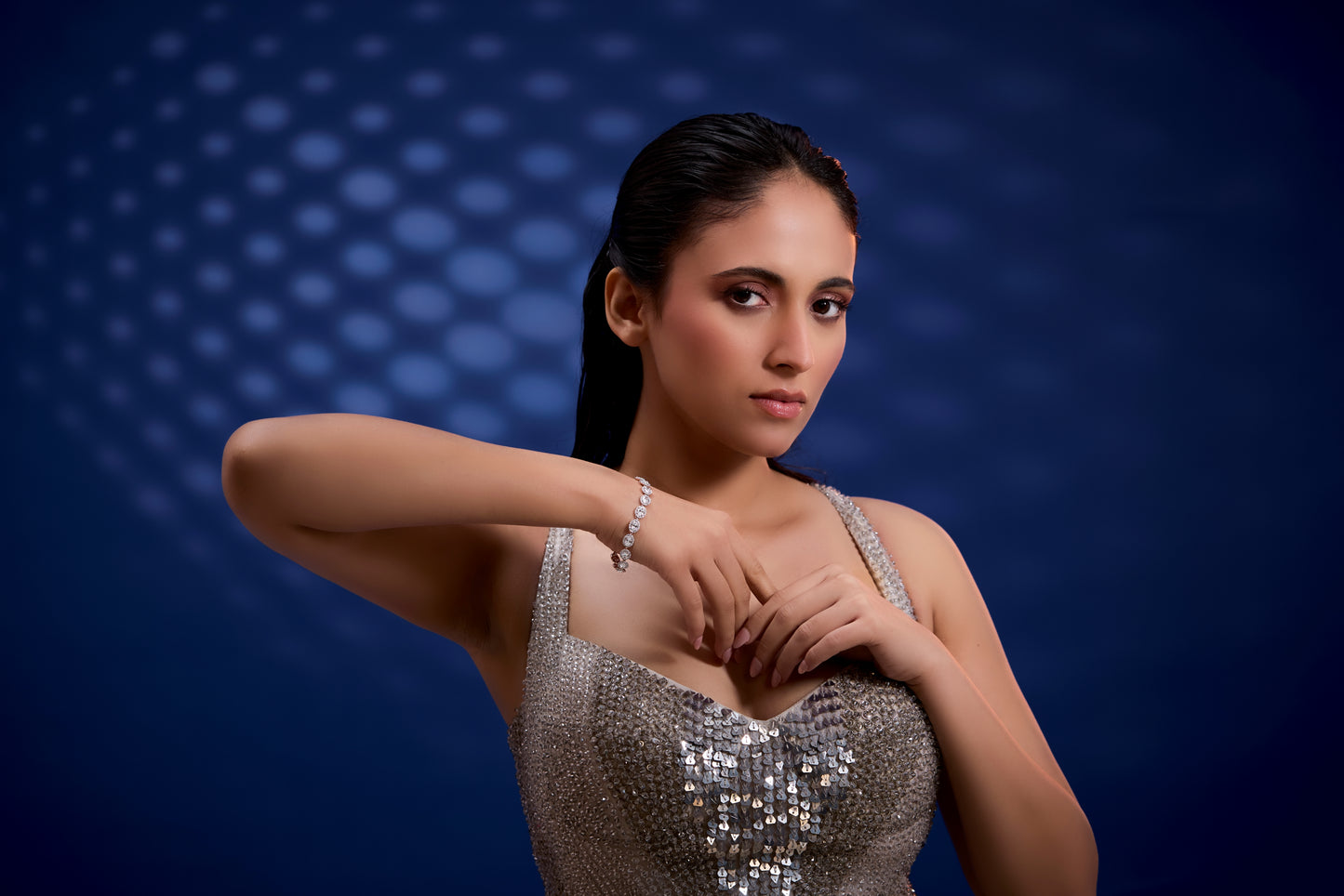 Classic Halo Diamond Bracelet