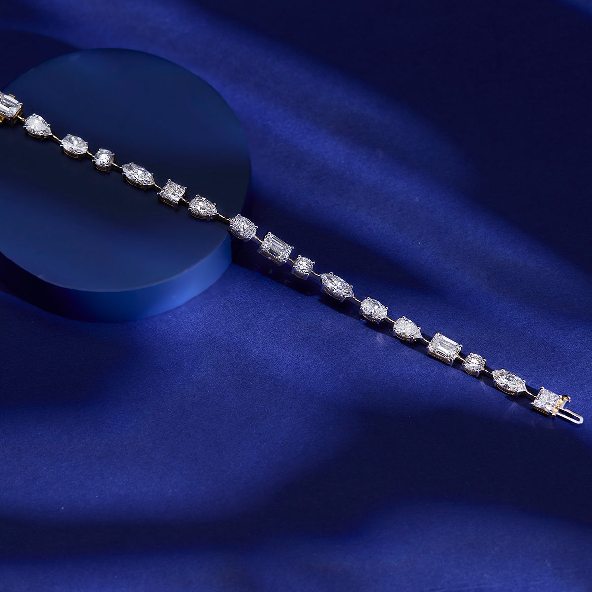 Luxe Mixed Cut Bracelet