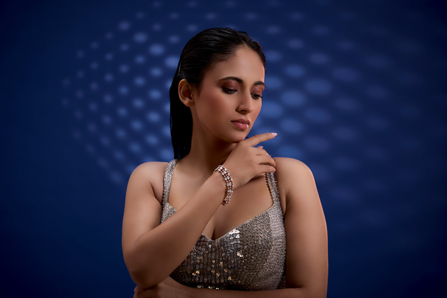 Triple Strand Sparkle Bracelet