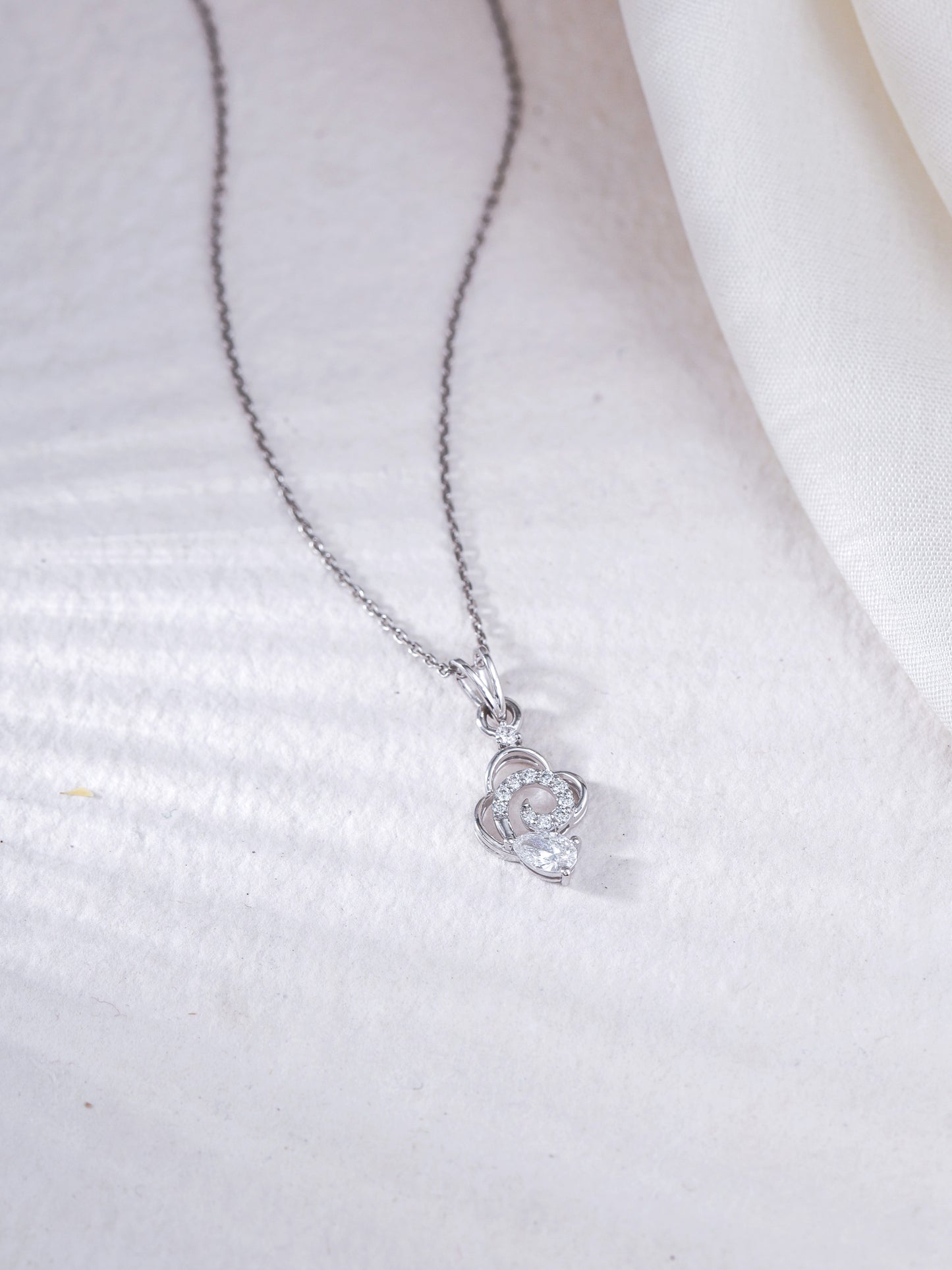 Enchanted Floral Diamond Pendant