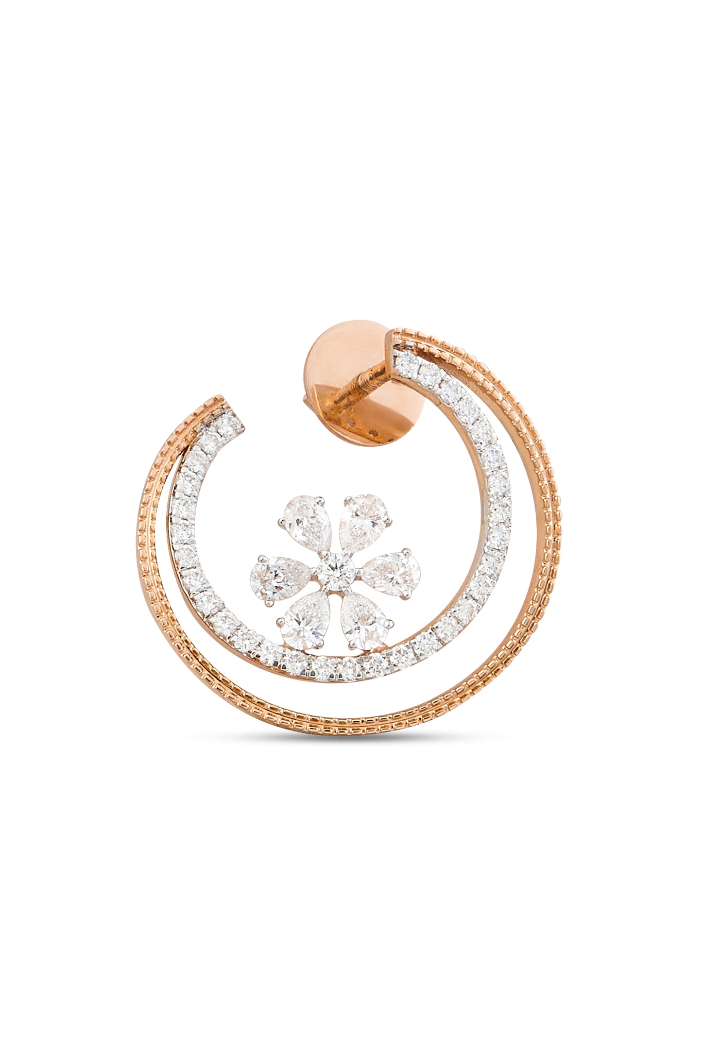 Blooming Halo Hoop Earrings