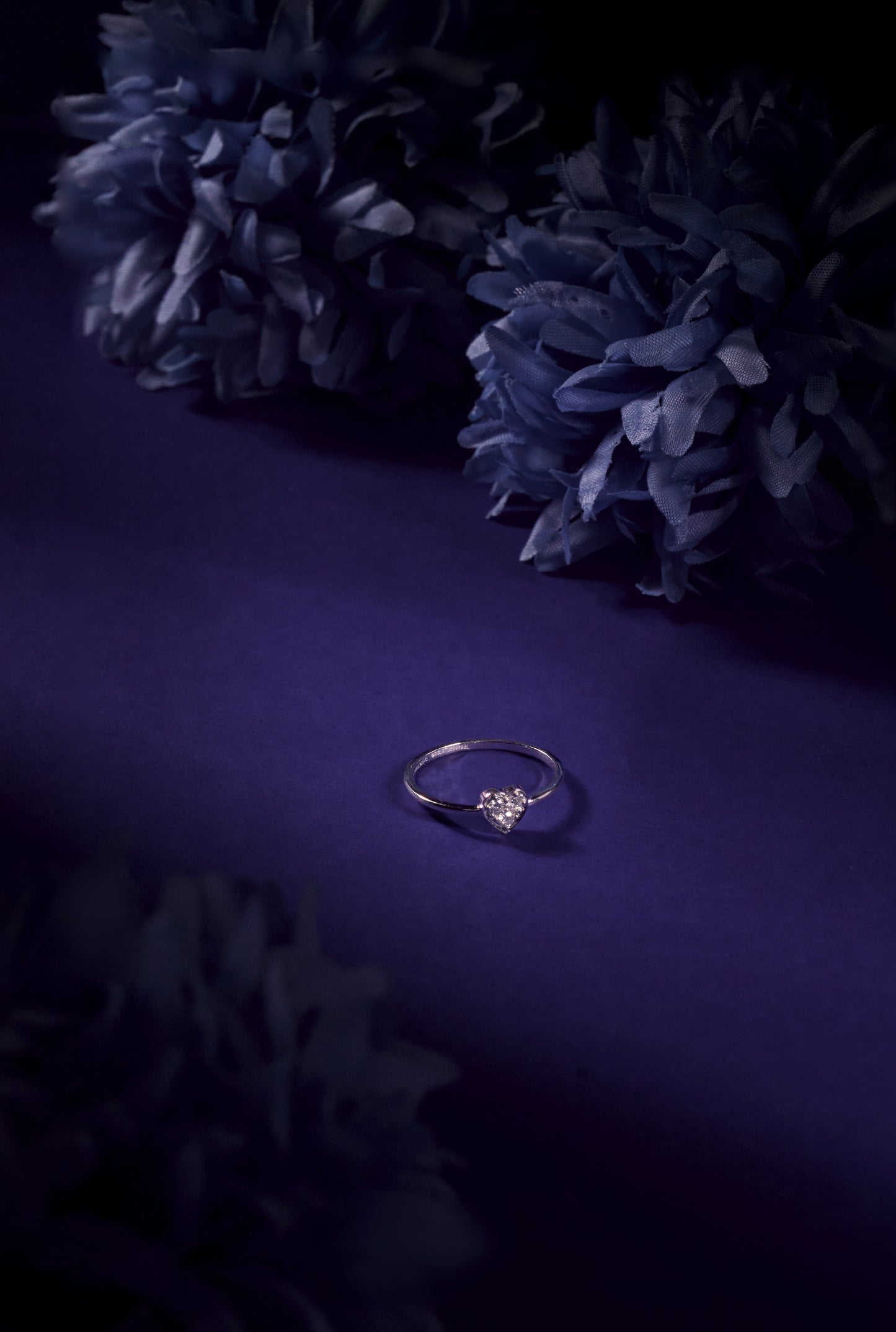 Heart Illusion Diamond Ring