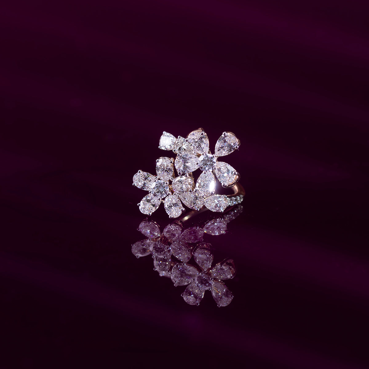 Floral Fantasy Diamond Ring