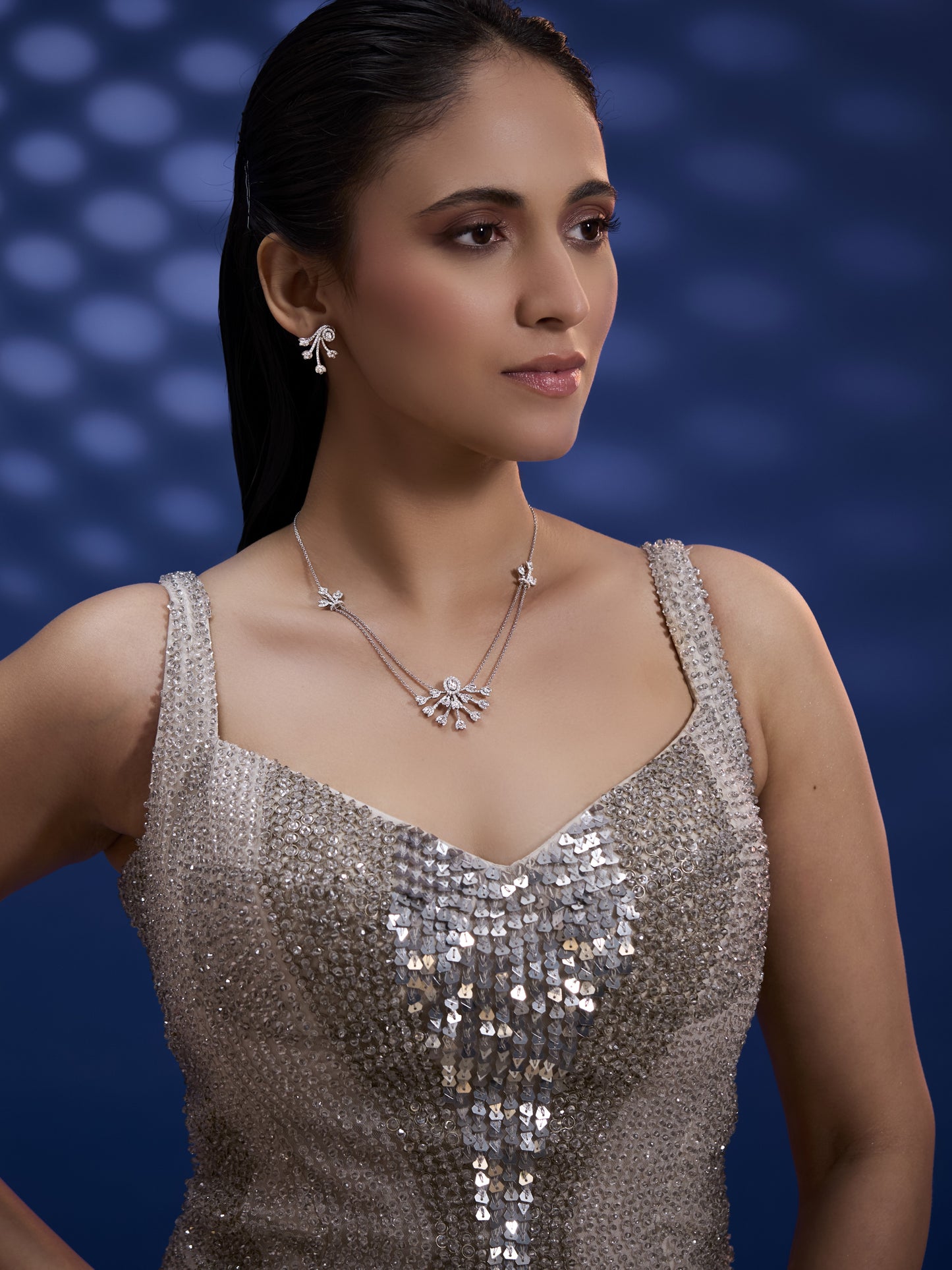 Floral Cascade Necklace