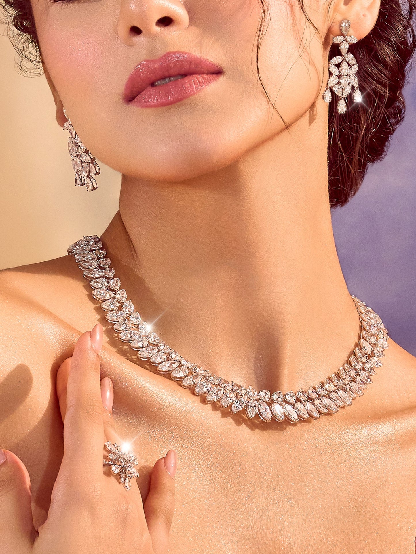 Aurora Cascading Necklace