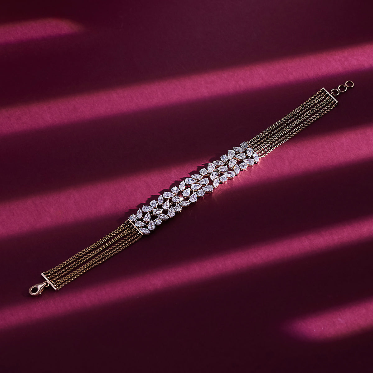 Statement Multi Chain Bracelet