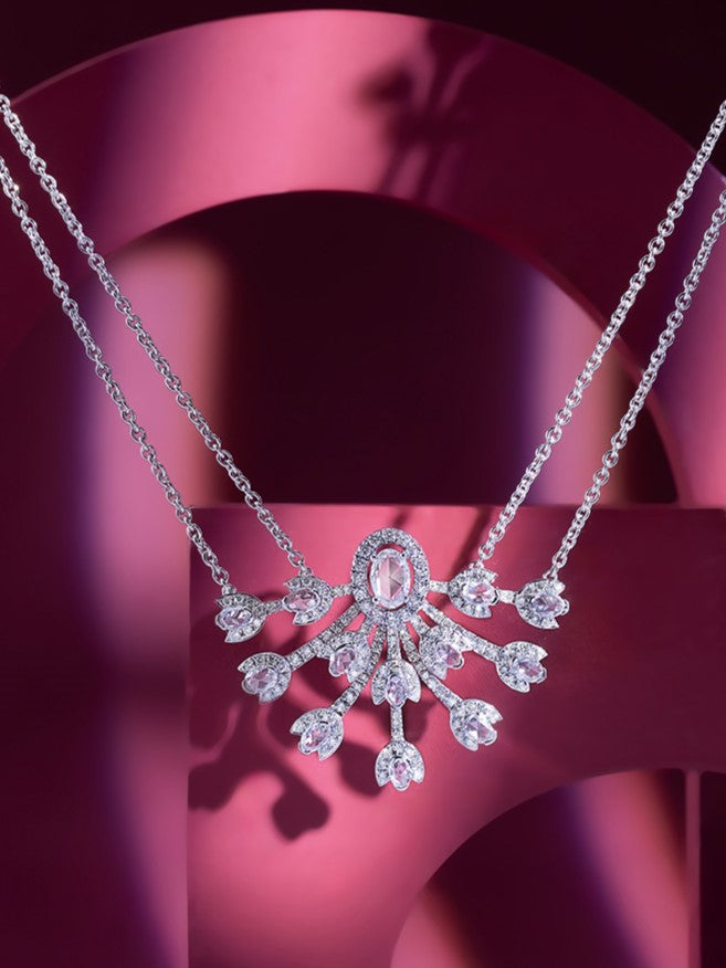 Floral Cascade Necklace