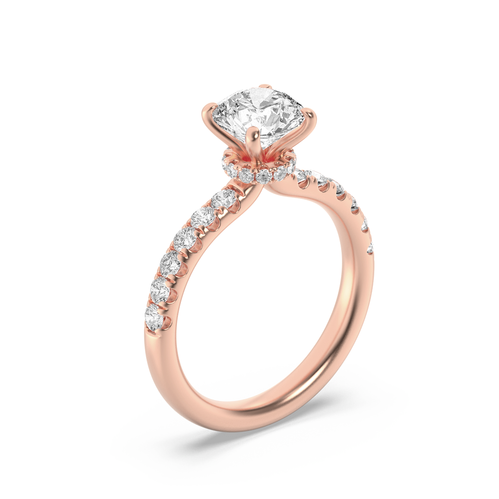 Lightstream Solitaire Ring