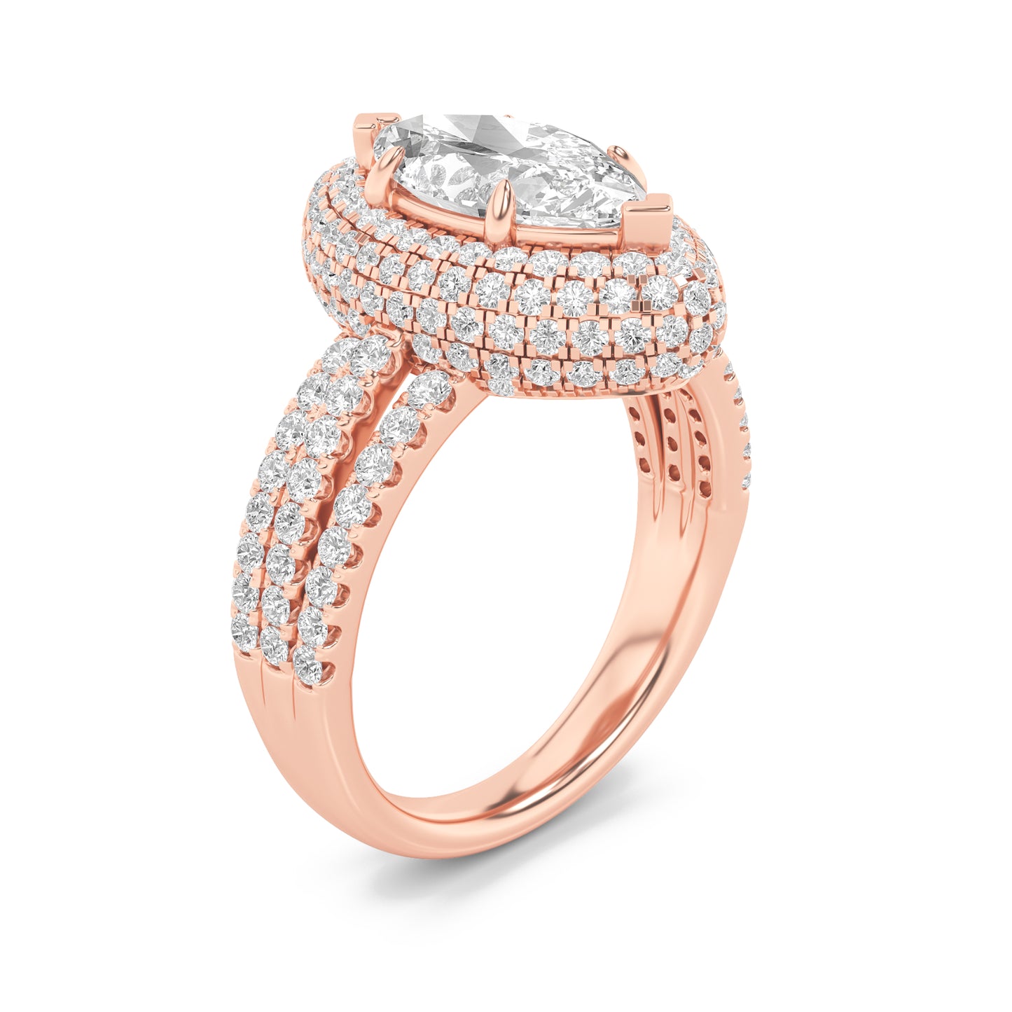 Marquise Halo Legacy Ring