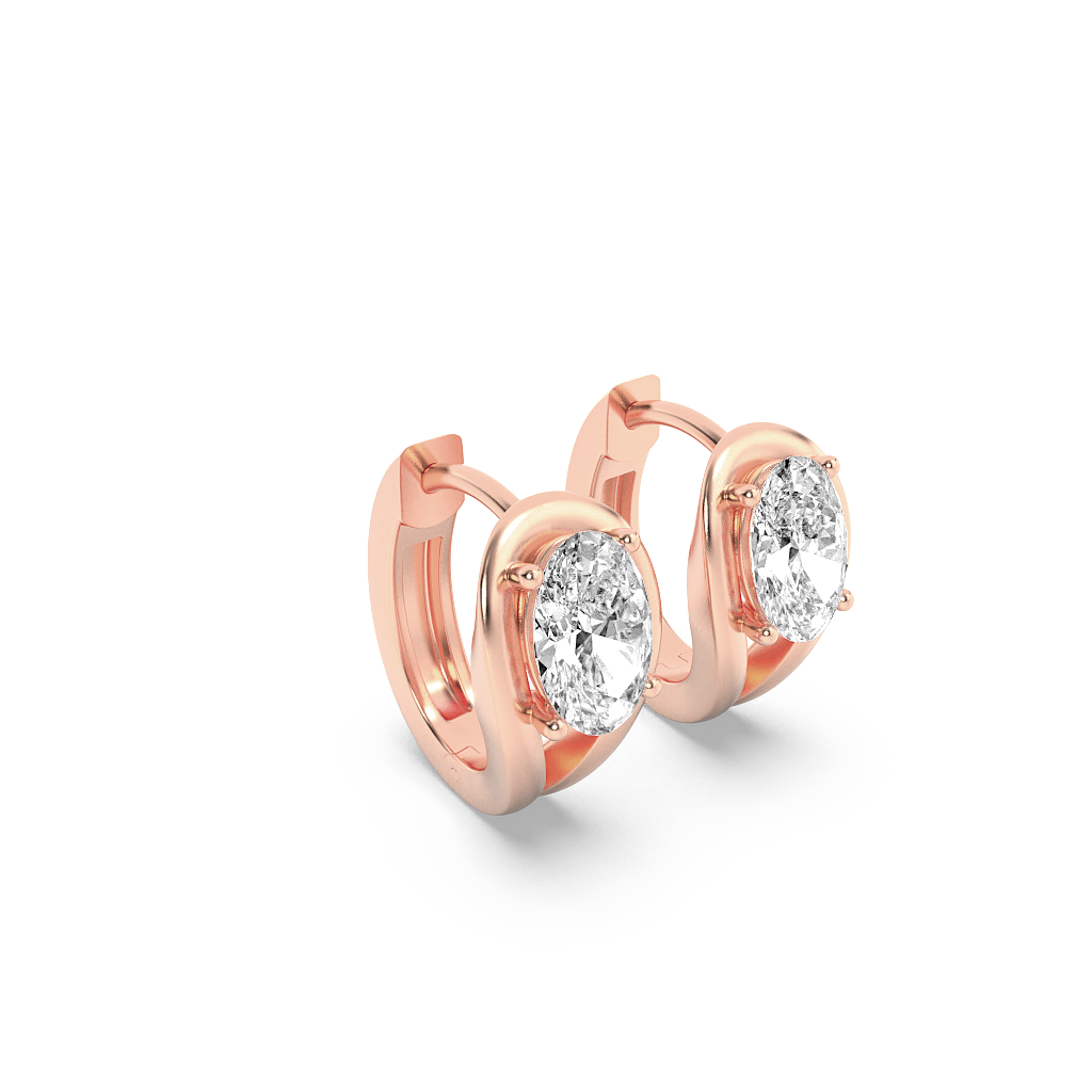 Everyday Grace Oval Hoops