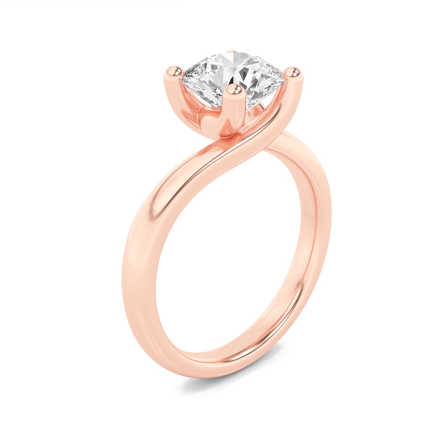 Round Harmony Twist Ring