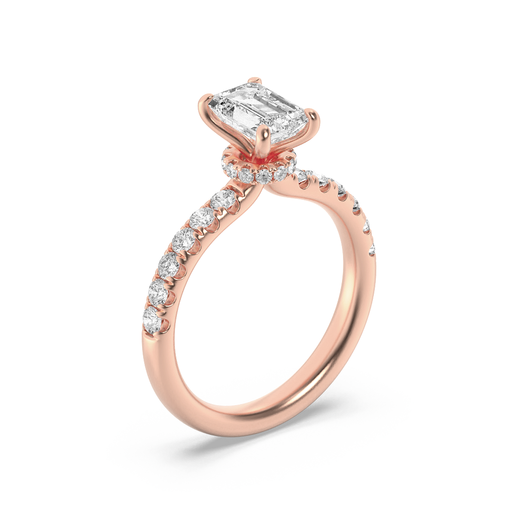 Lightstream Emerald Solitaire Ring