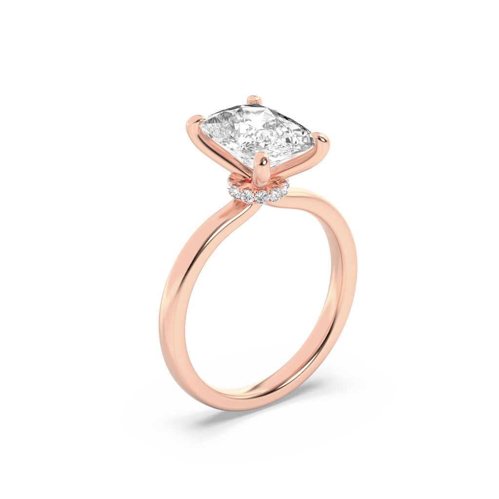 Whispered Promise Cushion Ring