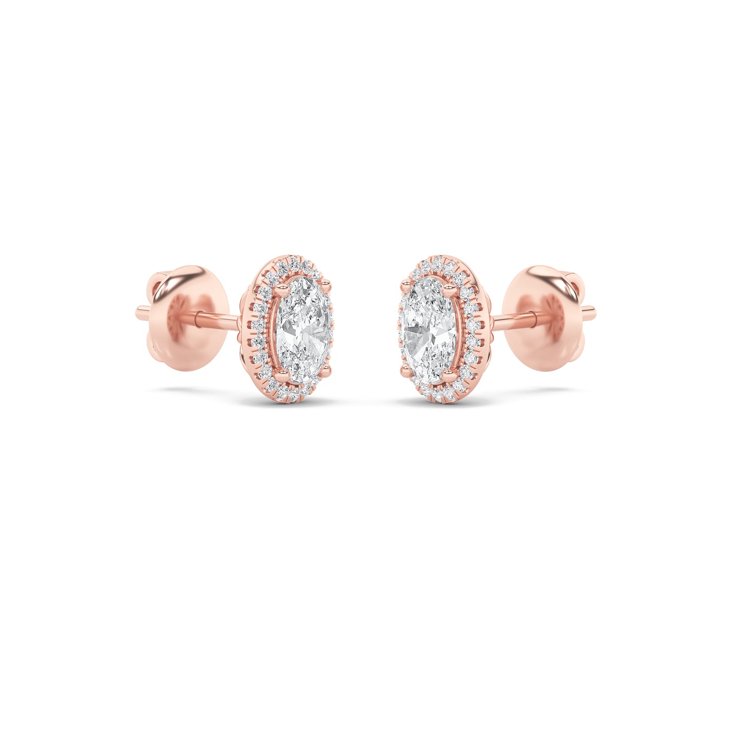 Graceful Halo Sparkle Earrings