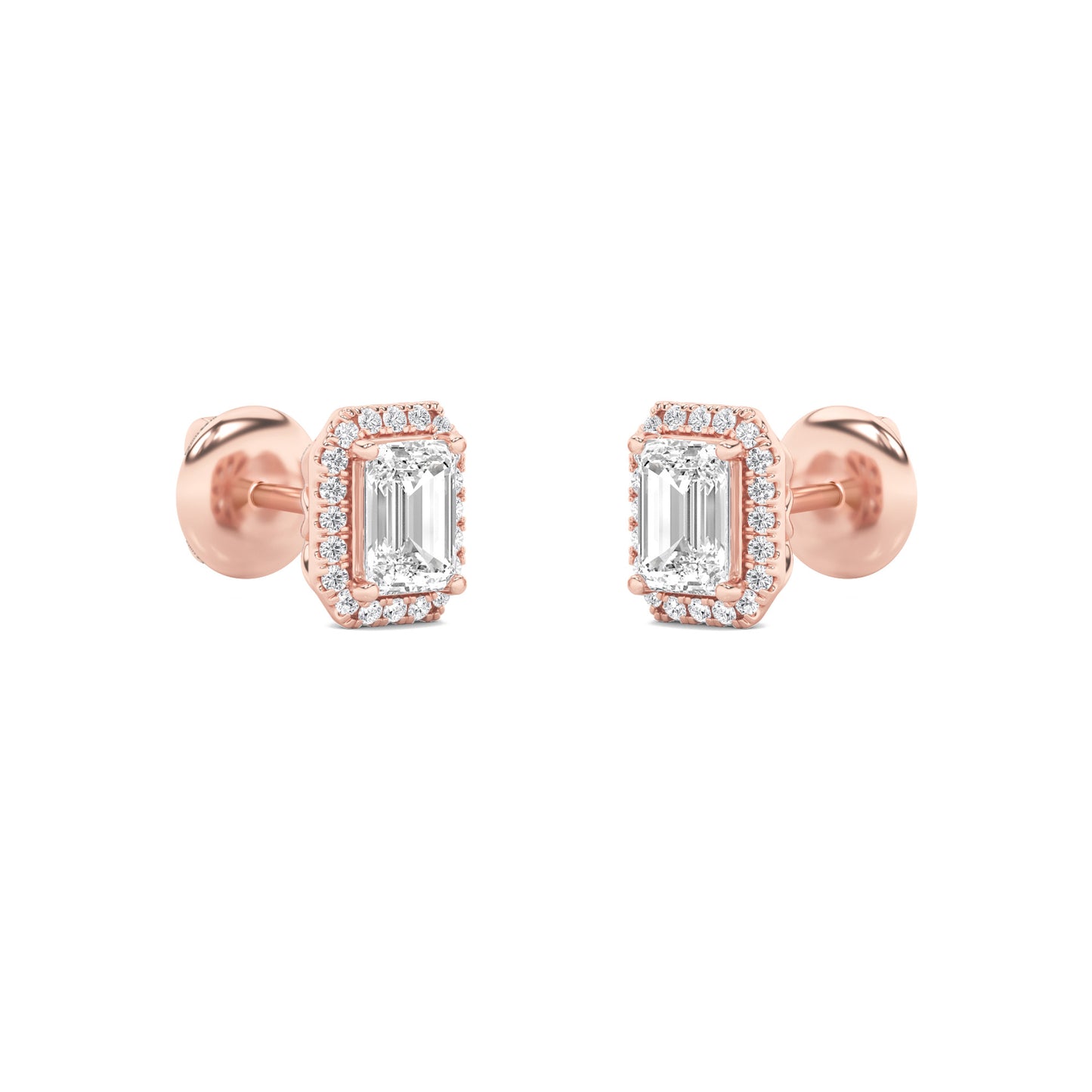 Brilliant Halo Charm Studs