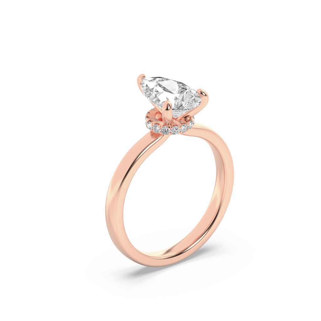 Whispered Promise Pear Ring