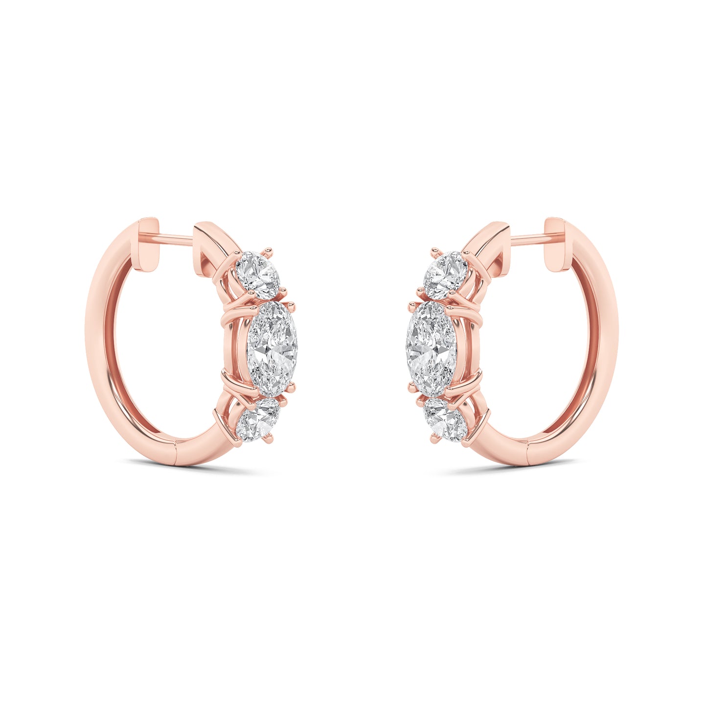 Stellar Glow Diamond Hoops