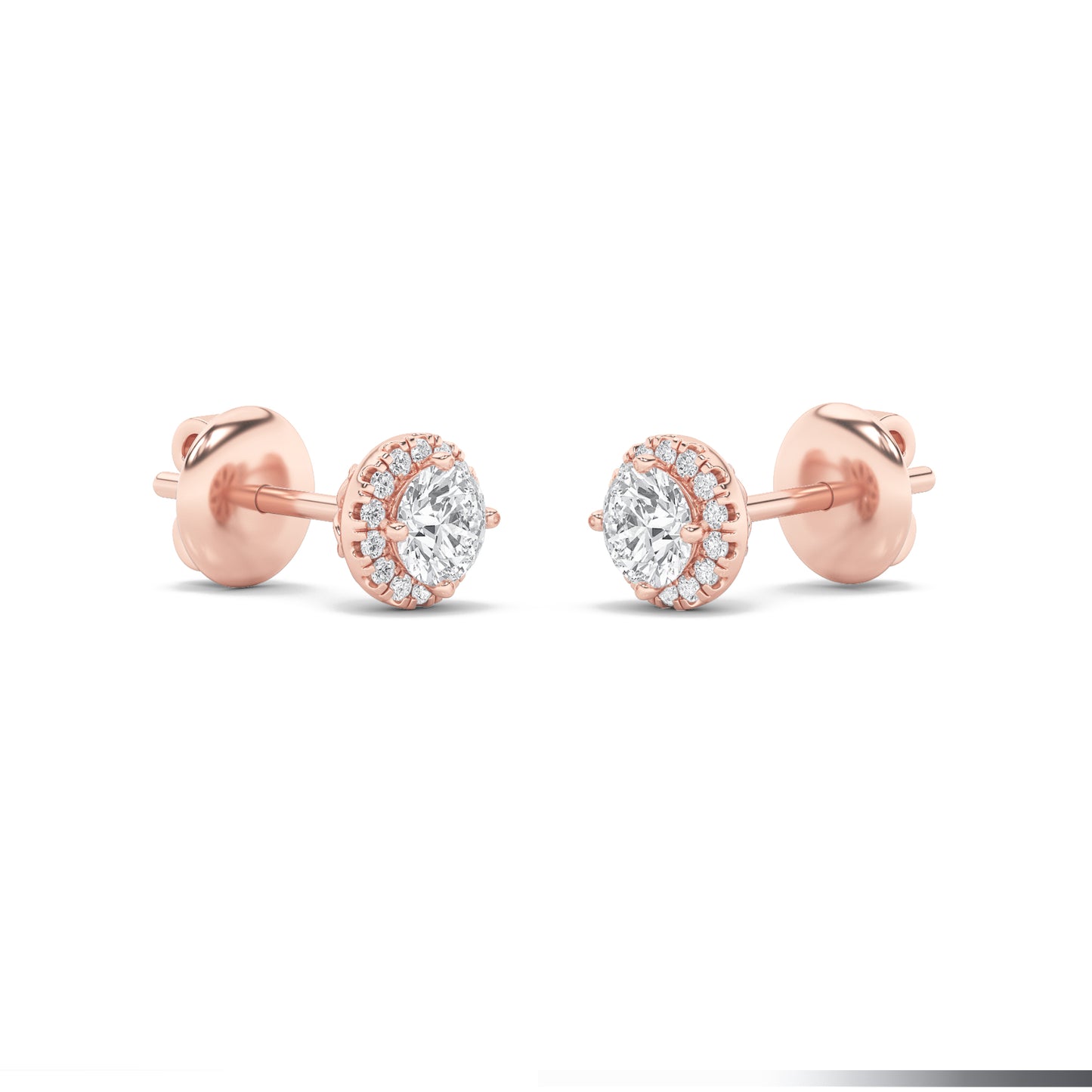 Luminary Round Halo Studs