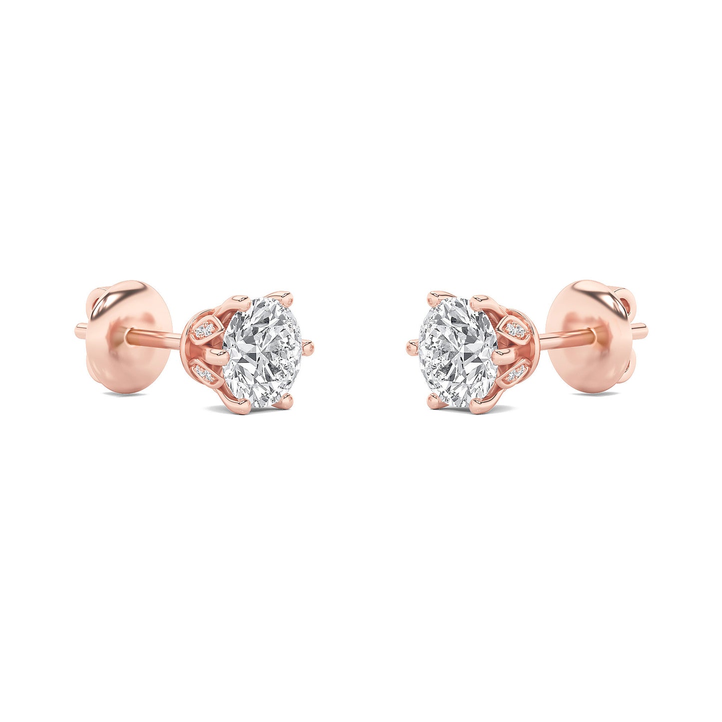 The Vogue Solitaire Earrings