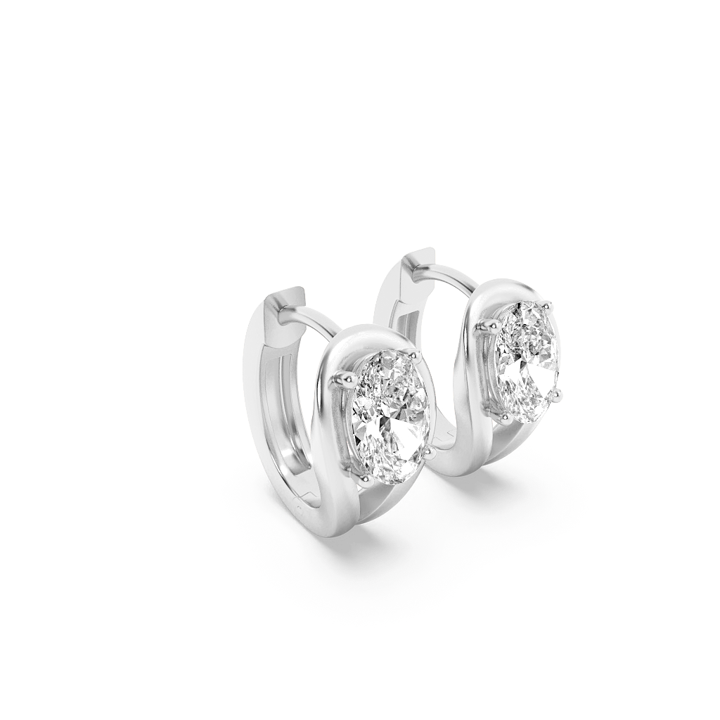 Everyday Grace Oval Hoops