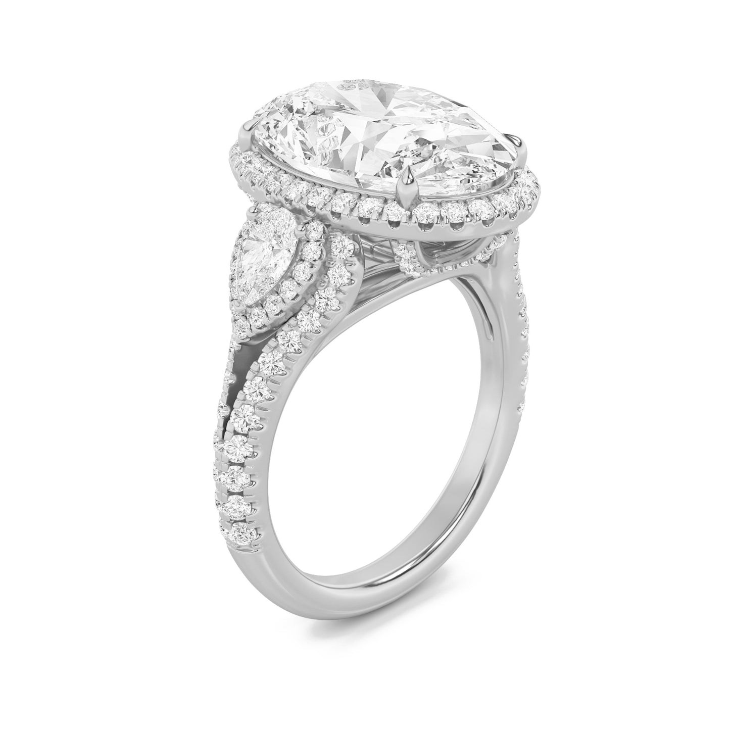 Timeless Diamond Halo Ring