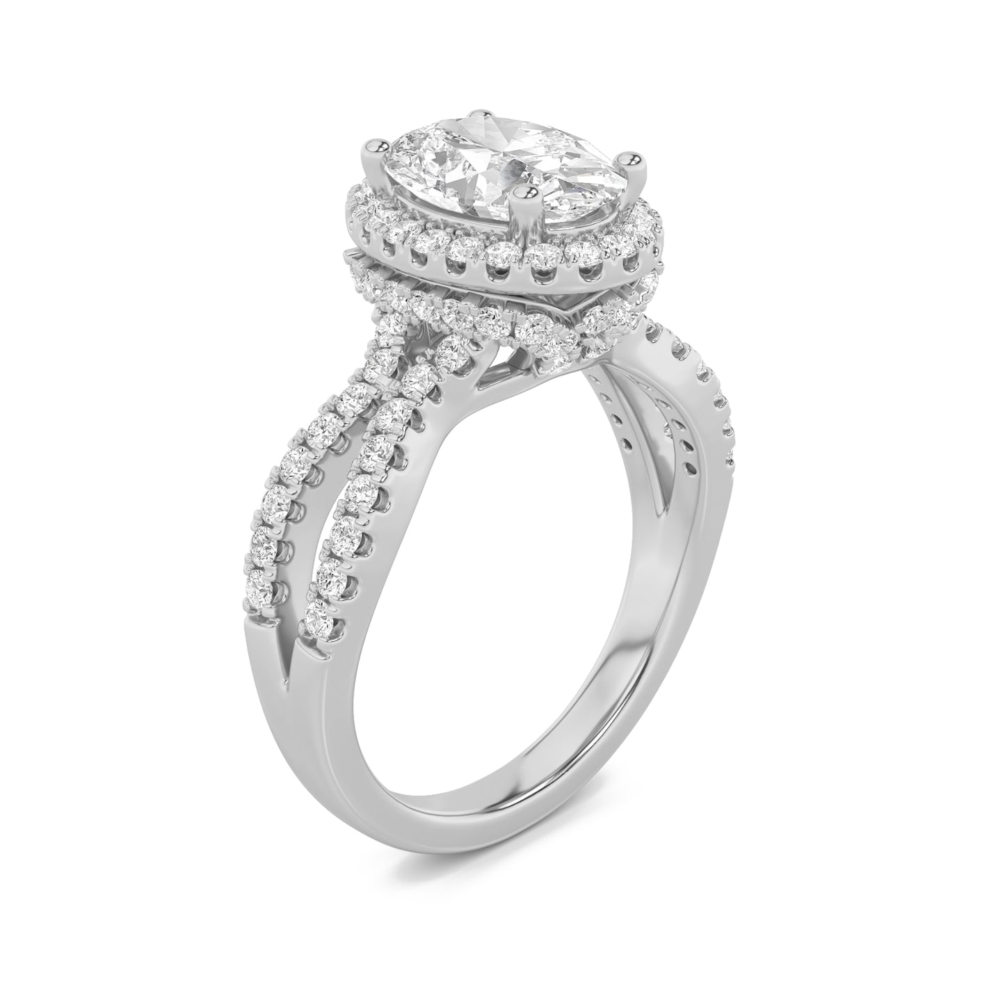 Enchanted Halo Oval Ring