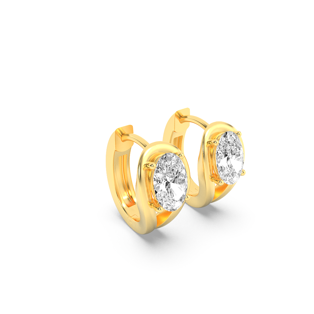 Everyday Grace Oval Hoops