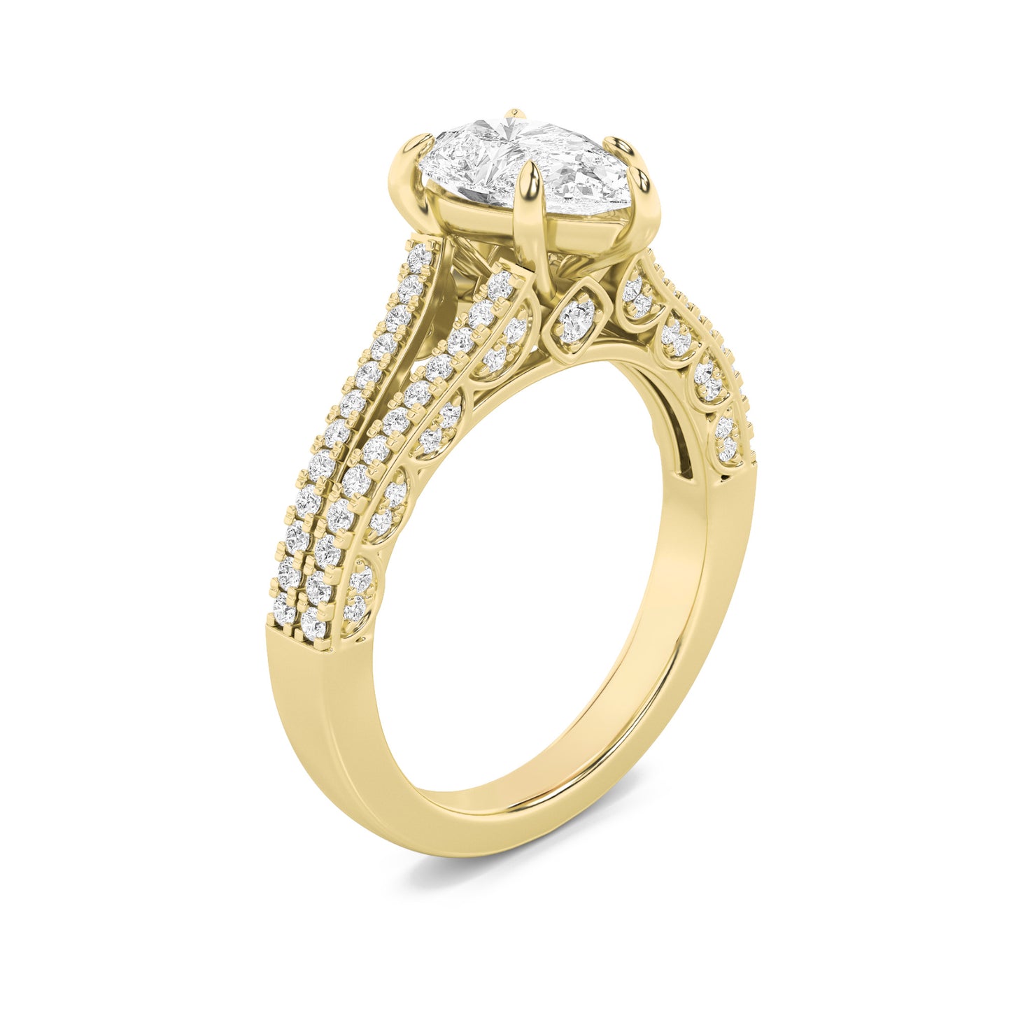 Serenade Splendor Pear Ring