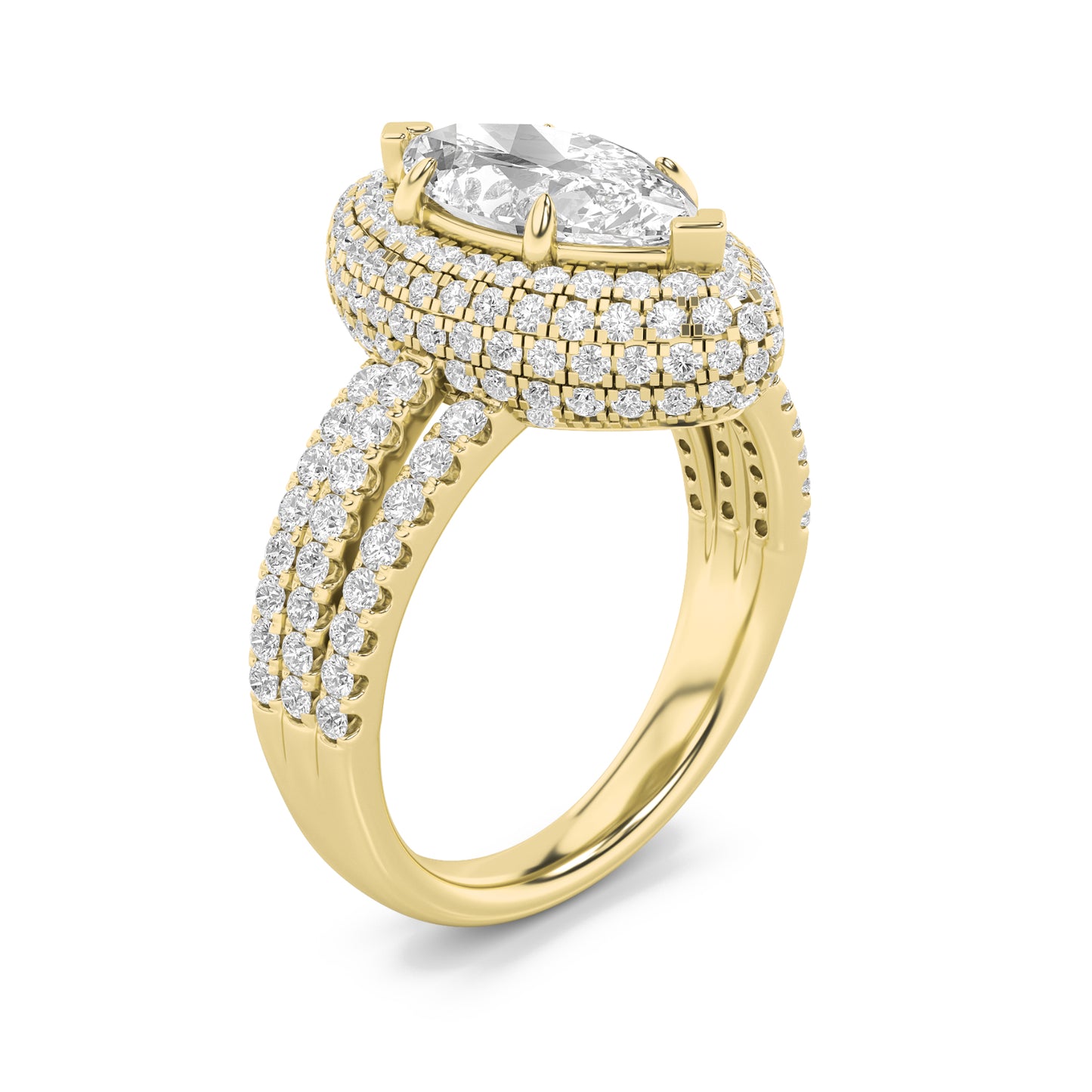 Marquise Halo Legacy Ring