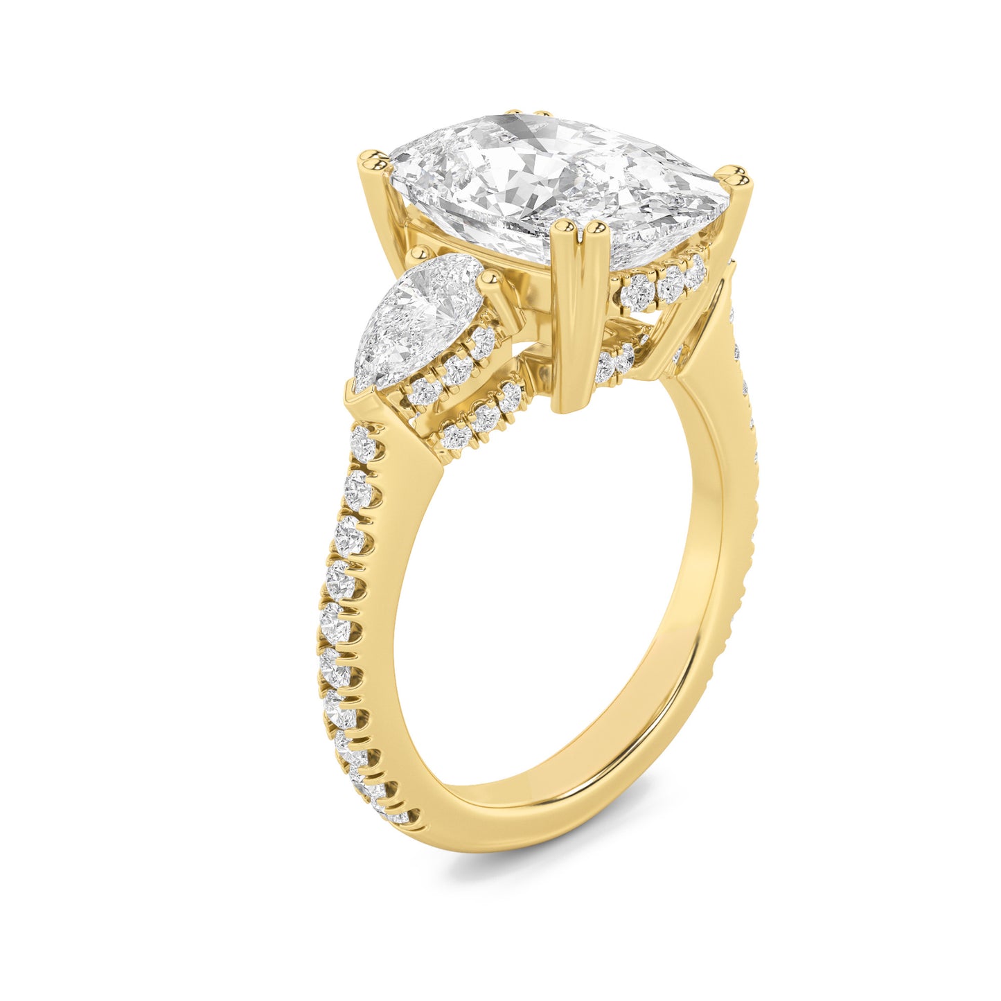 Marquise Accented Oval Ring