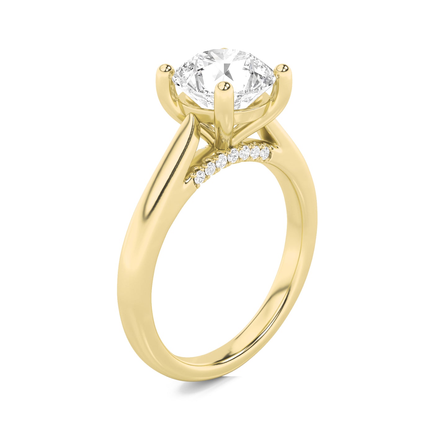 Twilight Solitaire Shine Ring
