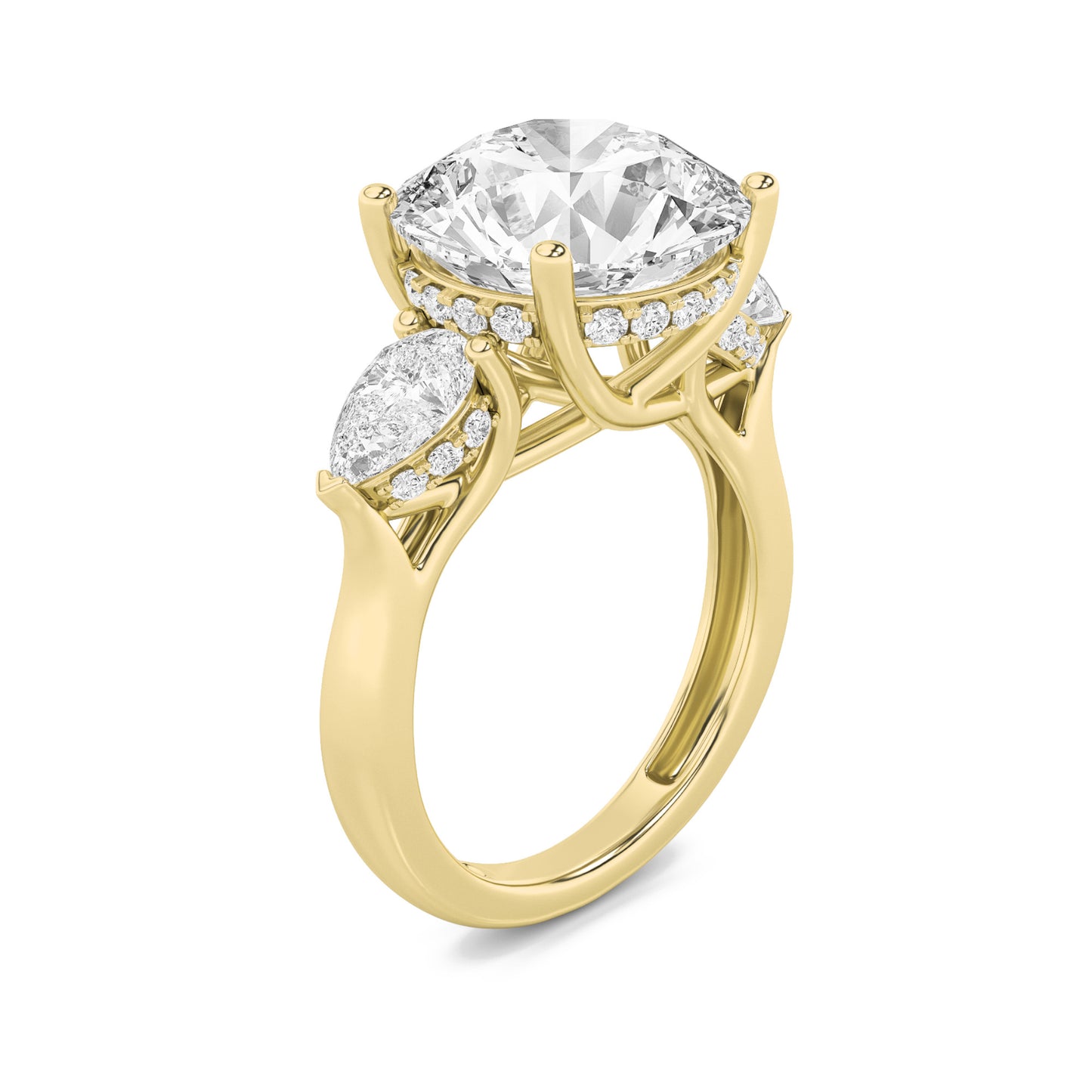 Infinite Grace Three Stone Ring