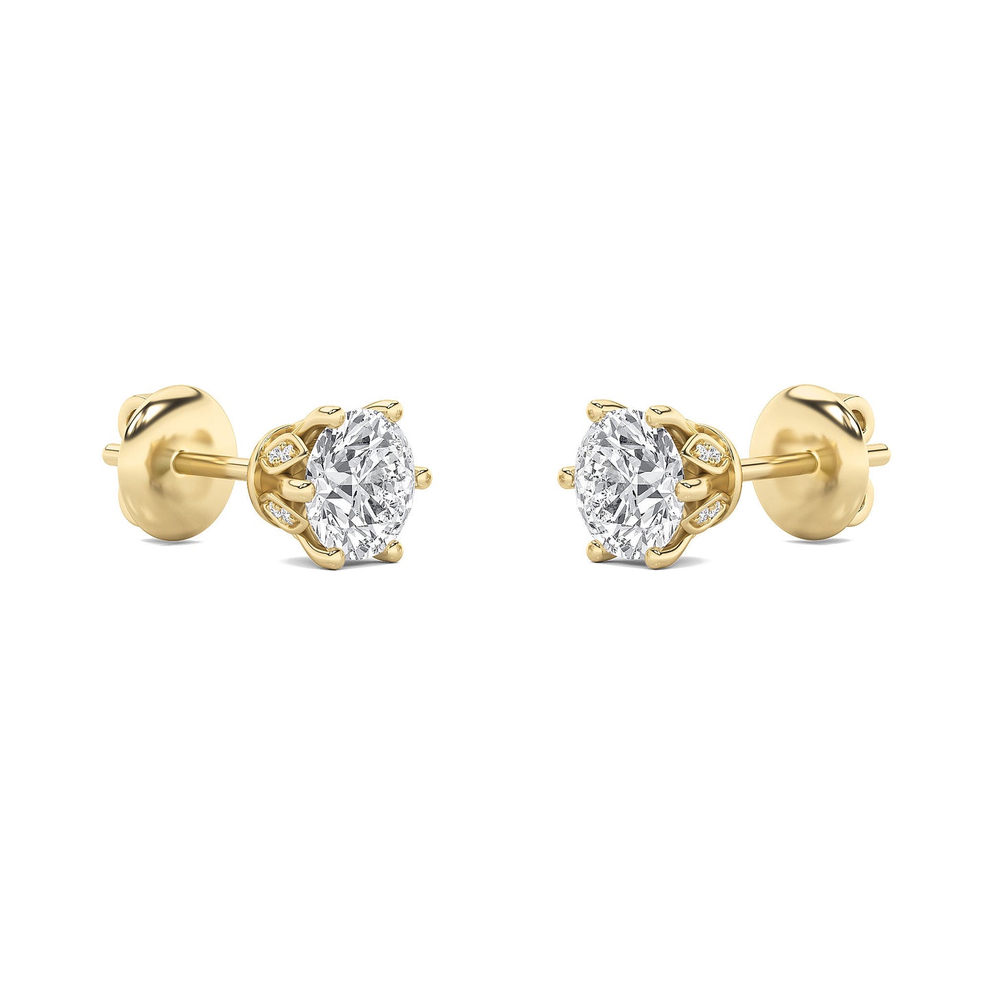 The Vogue Solitaire Earrings